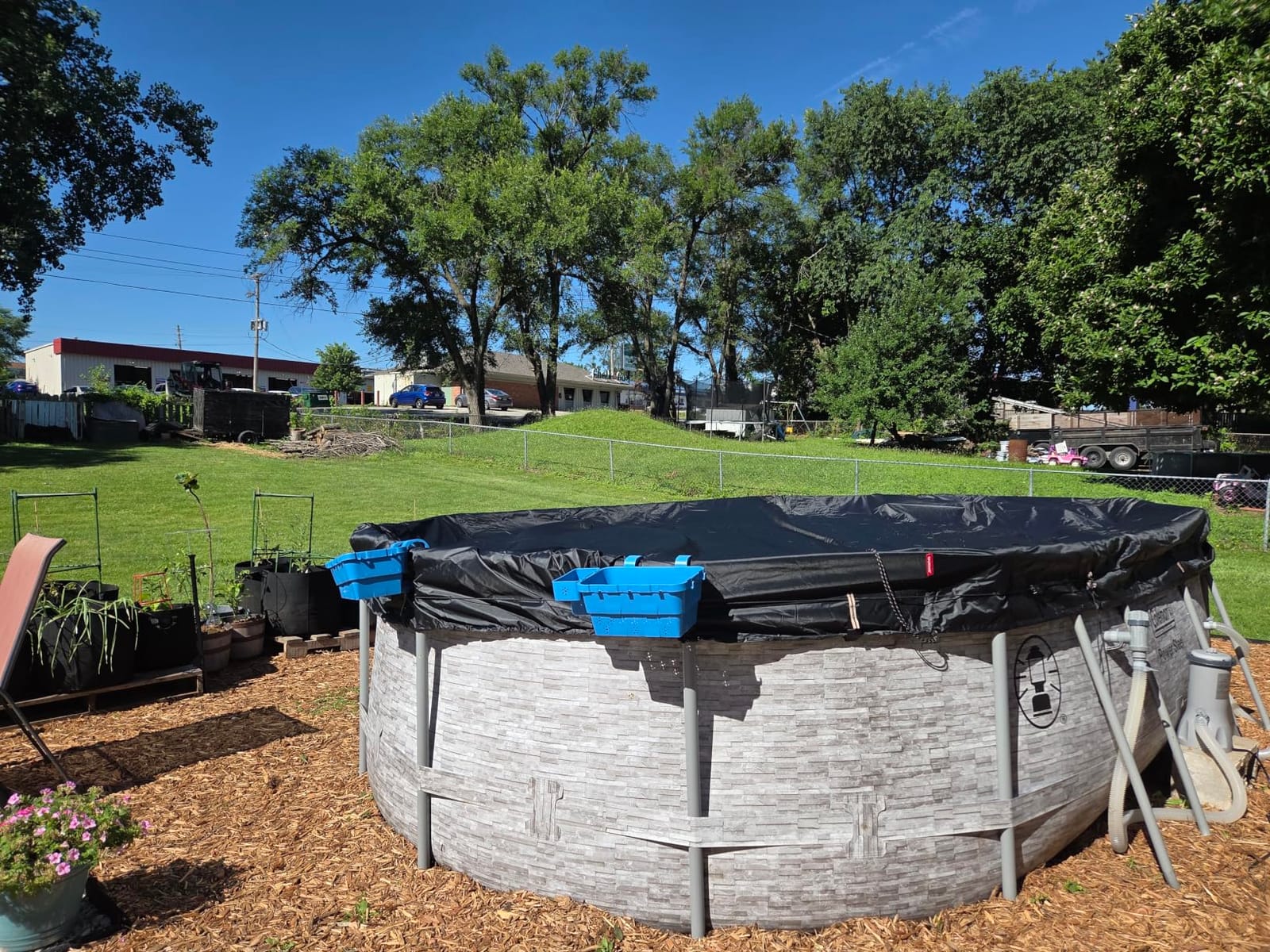 QH.HOME 18ft Winter Pool Cover,Windproof Patented Ratchet&Heavy Duty Fabric customer photo 1