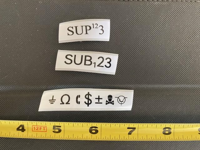SUPVAN G15M Mini Portable Label Maker Machine with Heat Shrink Tube customer photo 2