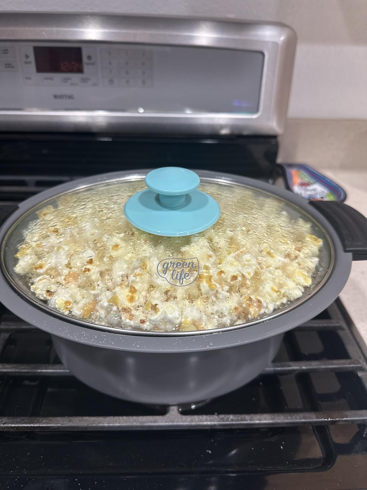 GreenLife 8QT Ceramic Nonstick Slow Cooker, Cooktop/Oven Safe, Cream customer photo 1