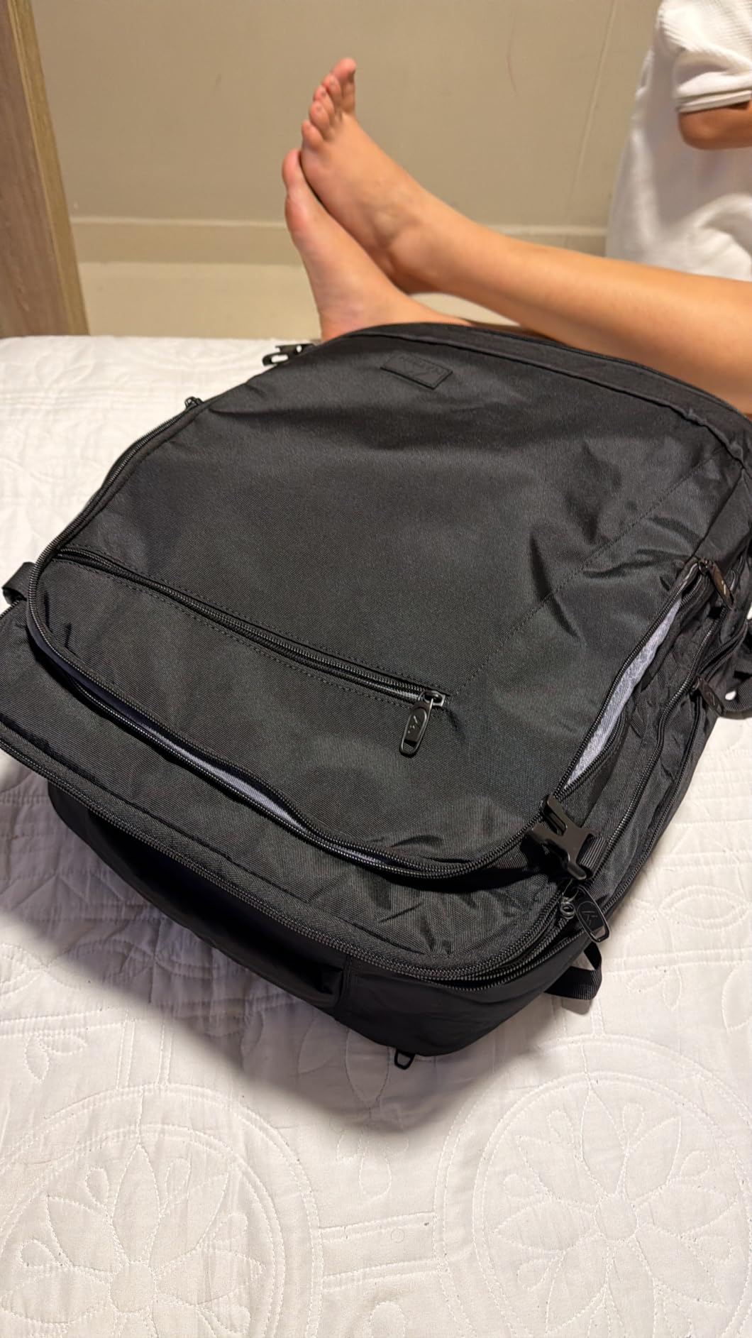 MATEIN Carry on Backpack for Airplane, Expandable Travel Bag for Travelling customer photo 2