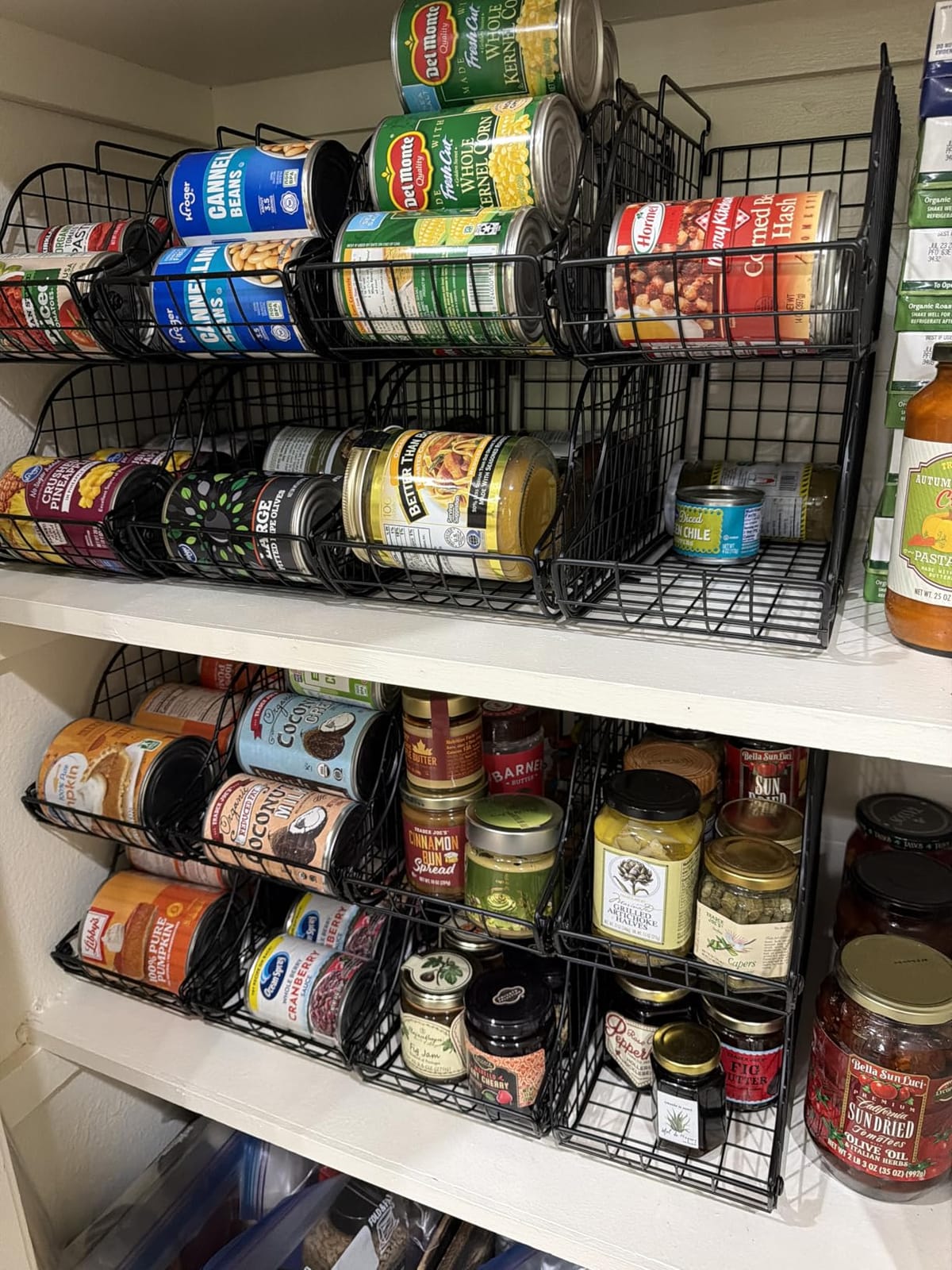 Sonyabecca 8 Pack Stackable Can Organizer for Pantry Cabinet Food Storage customer photo 1