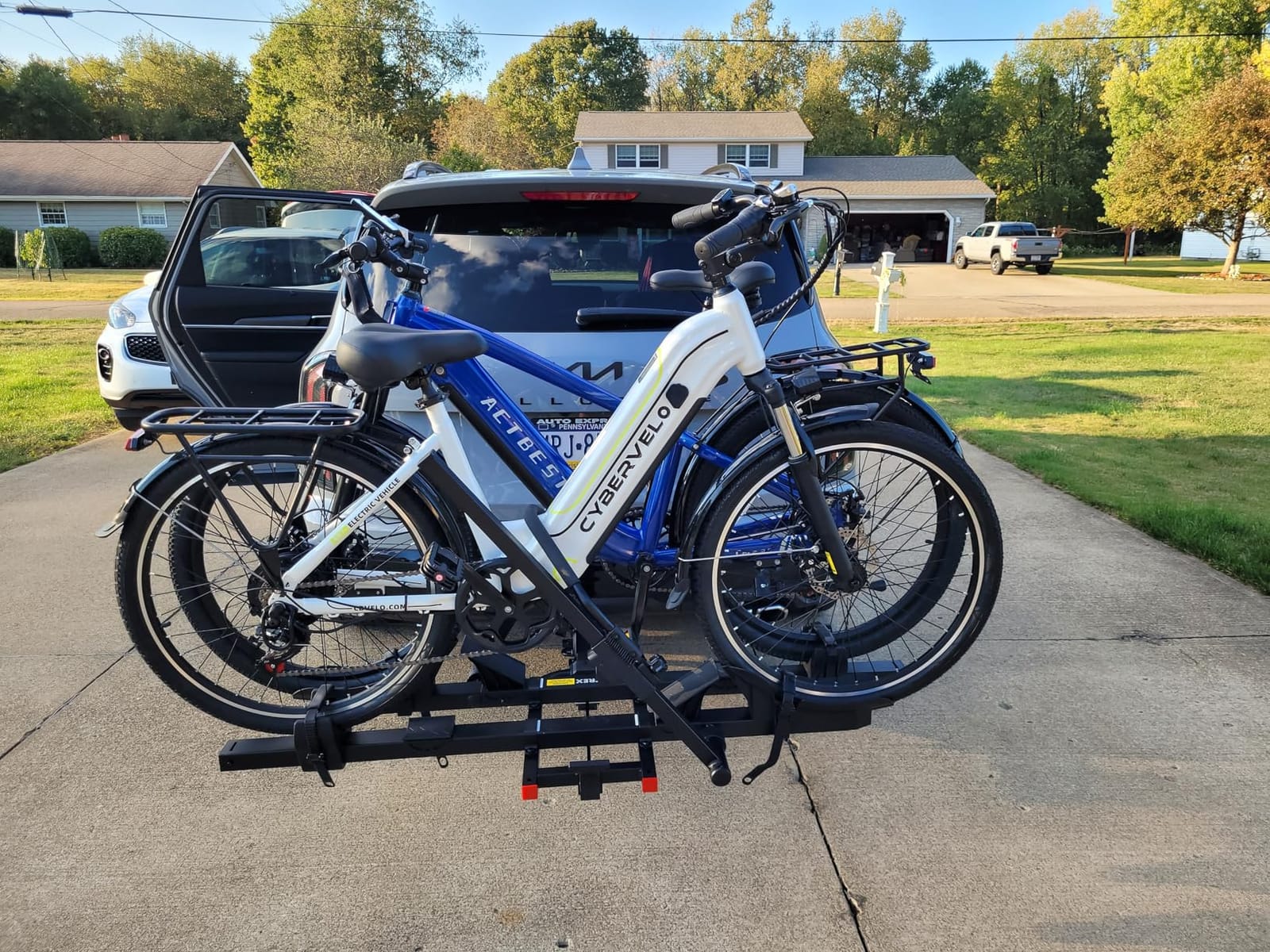 TrailV2 Plus Ebike Rack with Ramp 170 lb 2-Bike Rack Hitch Mount Heavy Duty customer photo 2