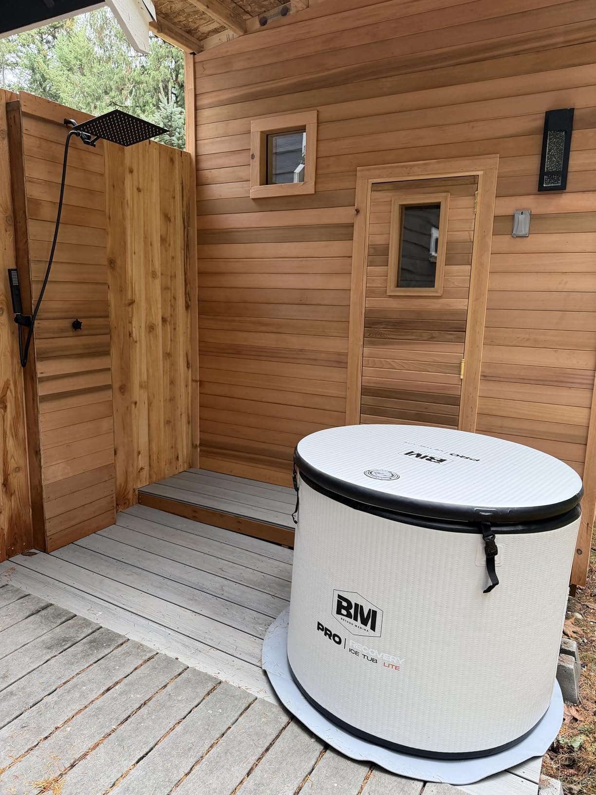 Inflatable Cold Plunge Tub with 1 HP Hot & Cold Water Chiller customer photo 2