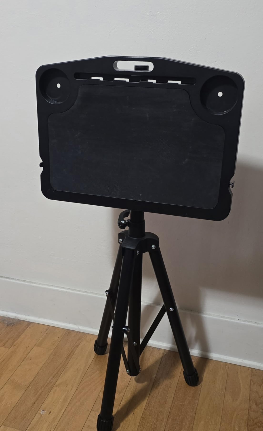 Indoor Cycling Desk - Foldable Tabletop with Non-Slip Surface - Adjustable Height Computer Stand, Bike Trainer & Treadmill Desks customer photo 2