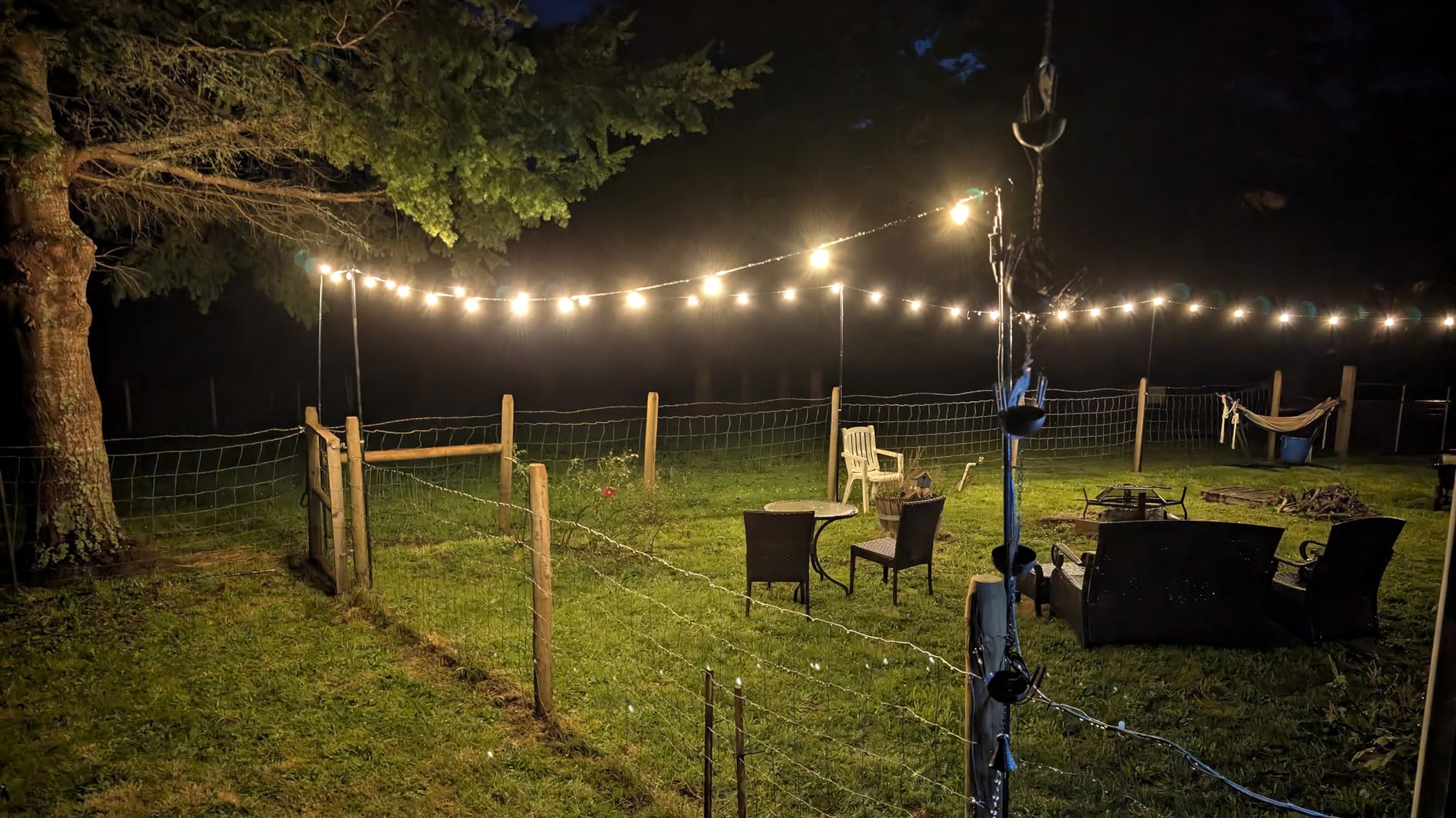 addlon Outdoor String Lights 100FT G40 with Remote 54 LED Shatterproof Bulb customer photo 1