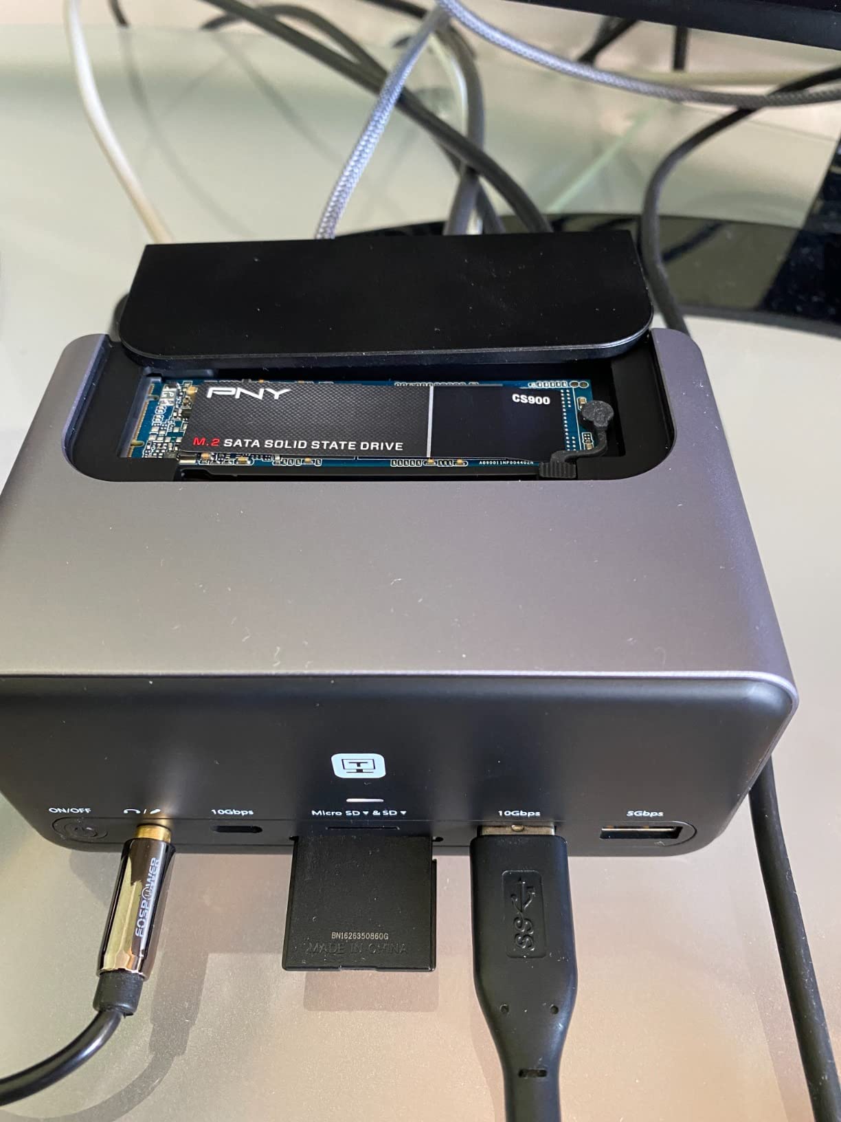 TobenONE 18 in 1 Laptop Docking Station 3 Monitors,Triple 4K HDMI,9 USB C/A customer photo 1