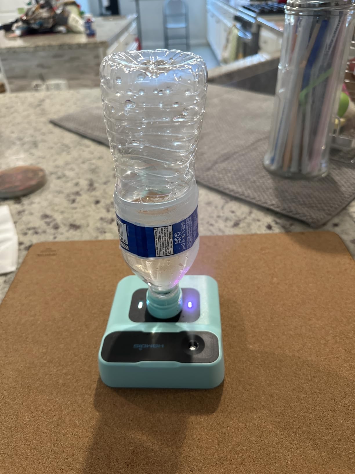 Travel Humidifier, Portable Small Humidifier for Plants, Bedroom, Office, Hotel or Car, Battery Operated Mini Cool Mist Humidifiers, Quiet 23dB, Auto-off, Night Light and BPA-Free, Pink customer photo 2