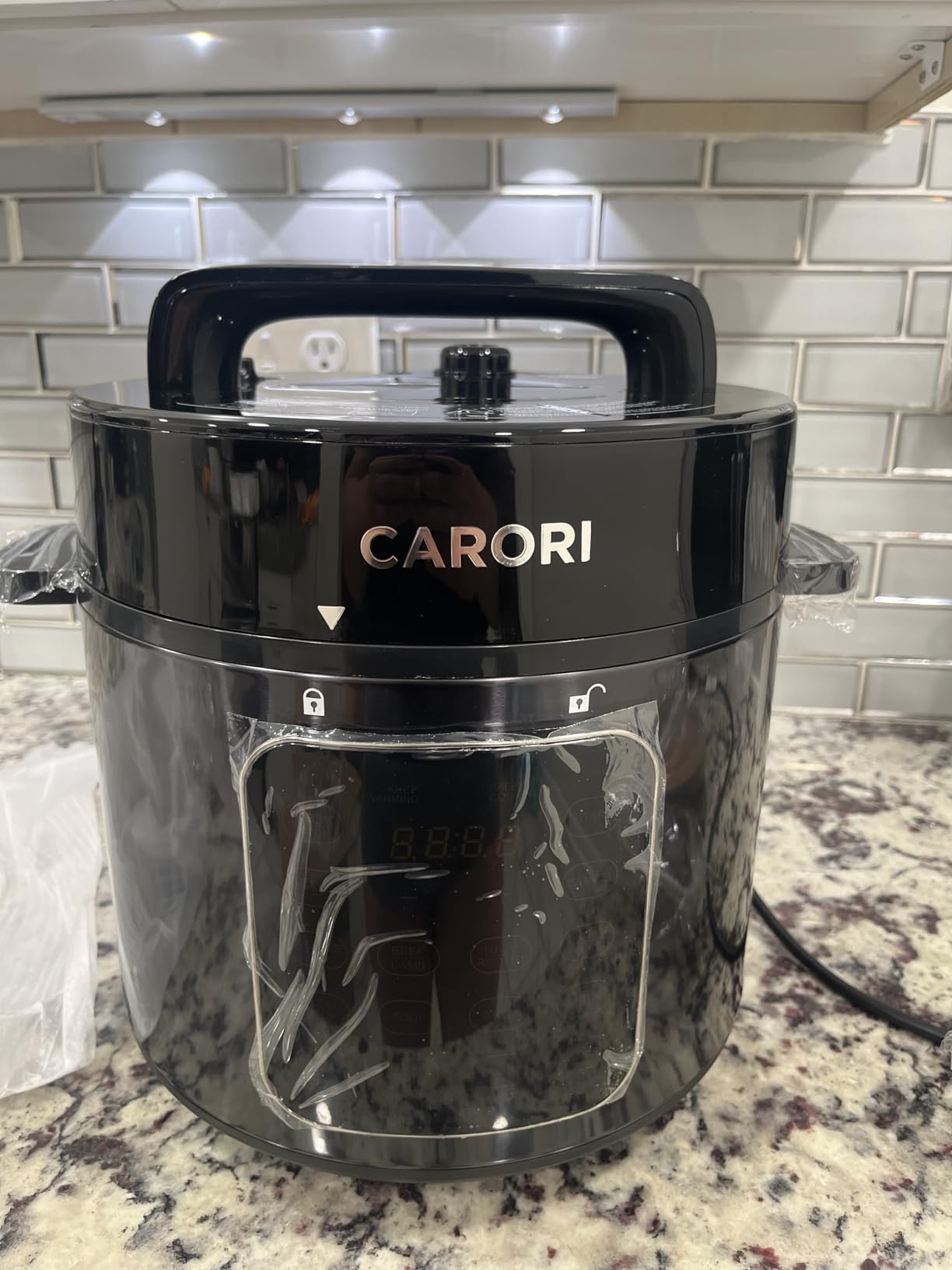 Electric Pressure Cooker 6 Qt, 9 Functions Programmable Instant Pot with IMD Touchscreen, Rice Cook, Slow Cook, Steam, Sauté, Warm, 16+ Safety Features, 1000W Silver customer photo 1