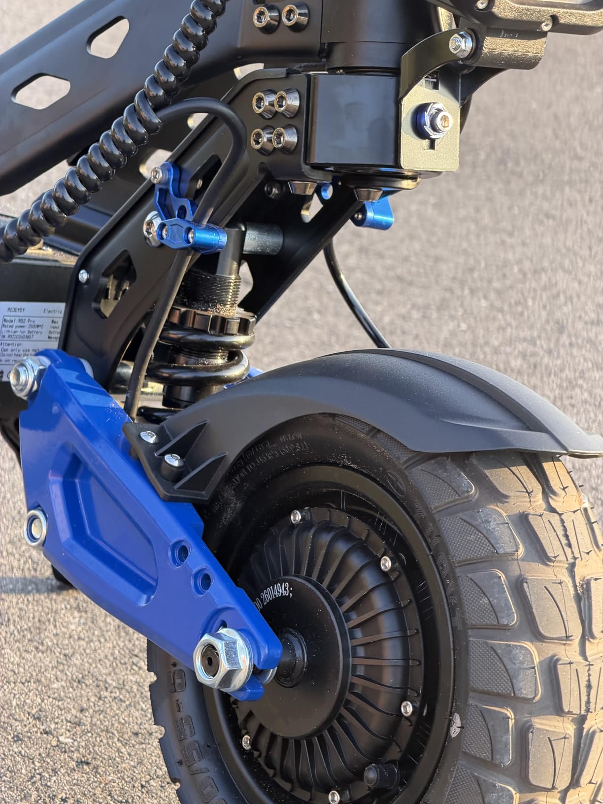 JUNLING Electric Scooter, 3600W/4000W Dual Motor, 45/50 Mph Top Speed, 50/55 Miles Max Range, 18.2AH/36AH Battery, Dual Suspension Hydraulic Braking System customer photo 1