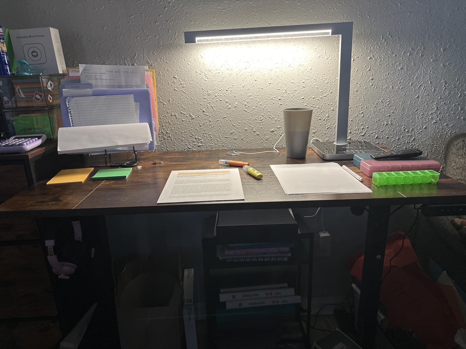 SIAGO 48 x 24 Inch Electric Standing Desk, 0.8 Inch Thick Tabletop customer photo 2