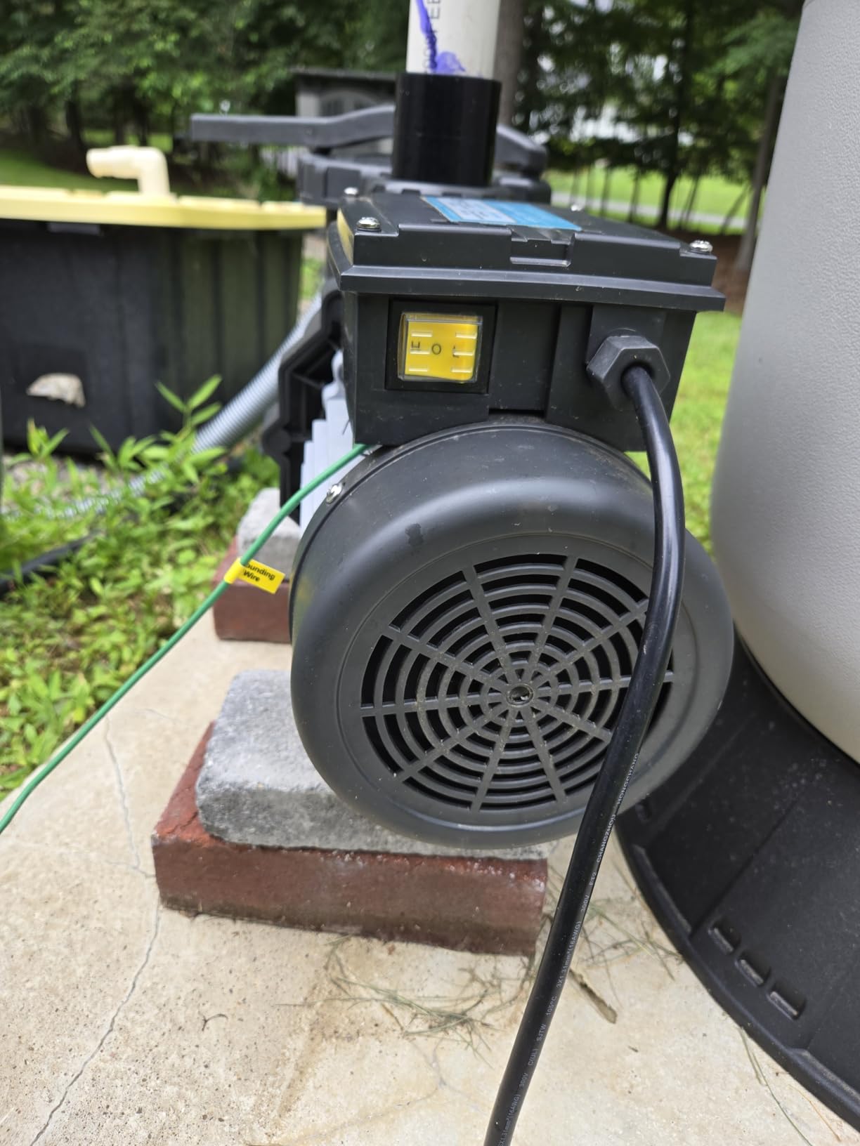 2HP In/Above Ground Pool Pump with Timer 8120GPH 115V High Flow, Powerful Self Primming Swimming Pool Pumps with Filter customer photo 1