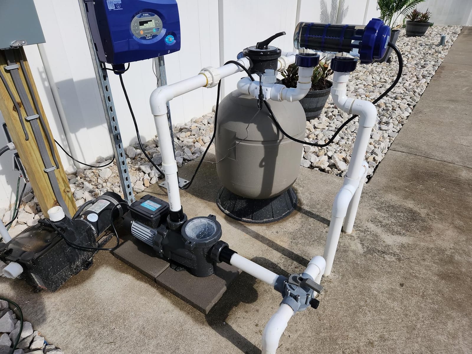 2HP In/Above Ground Pool Pump with Timer 8120GPH 115V High Flow, Powerful Self Primming Swimming Pool Pumps with Filter customer photo 2