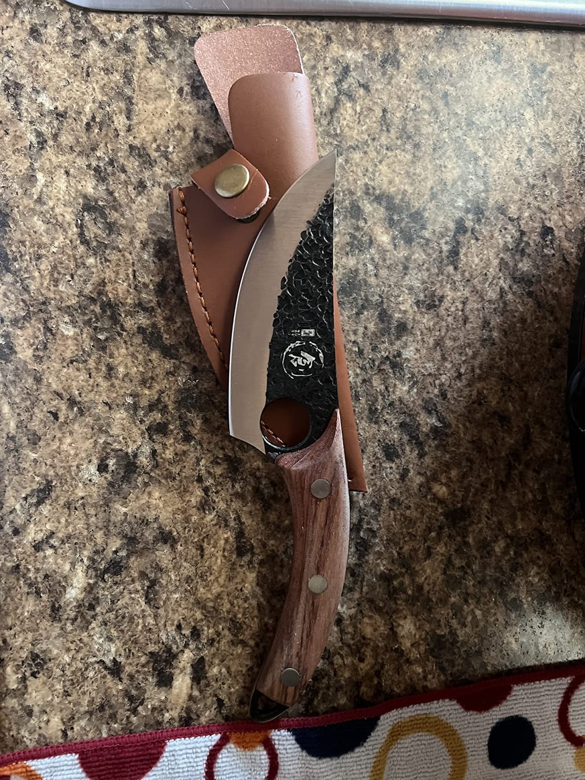 Golden Bird 6 Inch Curved Boning Knife for Meat Cutting with Non‑Slip Grip customer photo 2