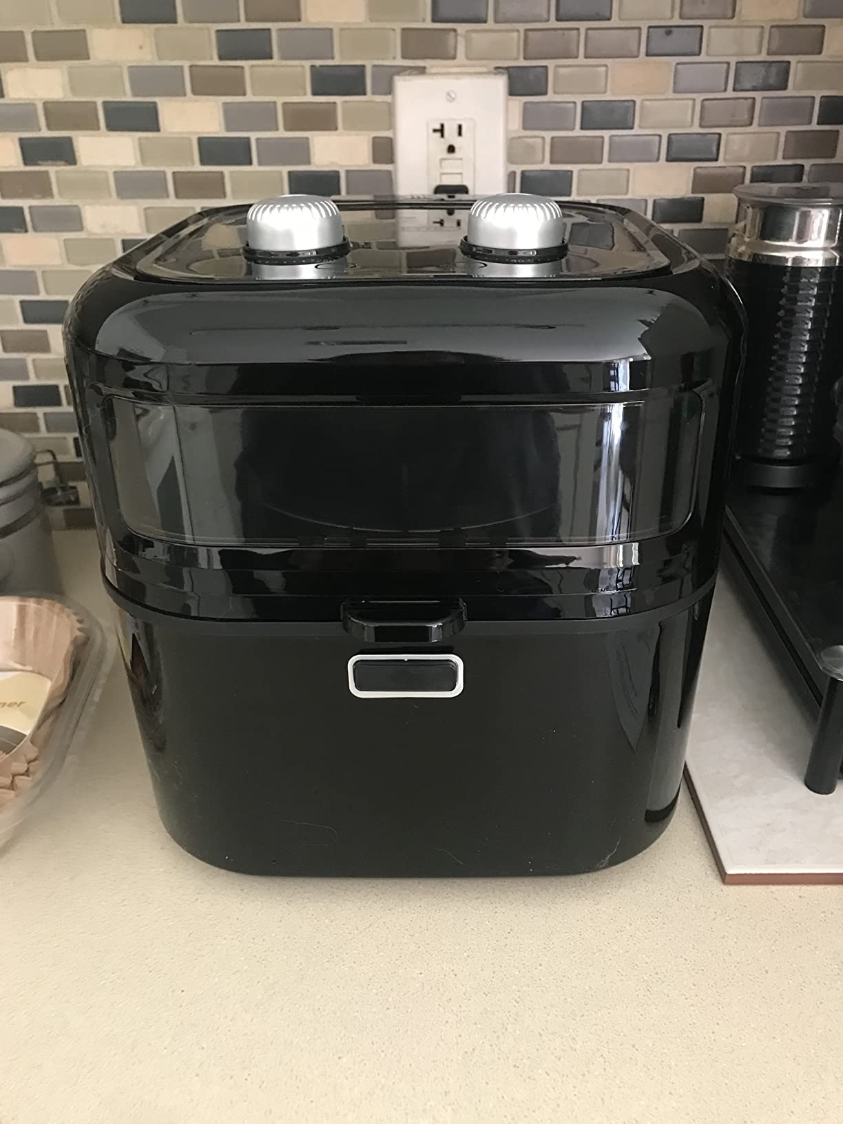 WETIE Air Fryer, Dual Basket Air Fryers, 12QT Large Capacity customer photo 1