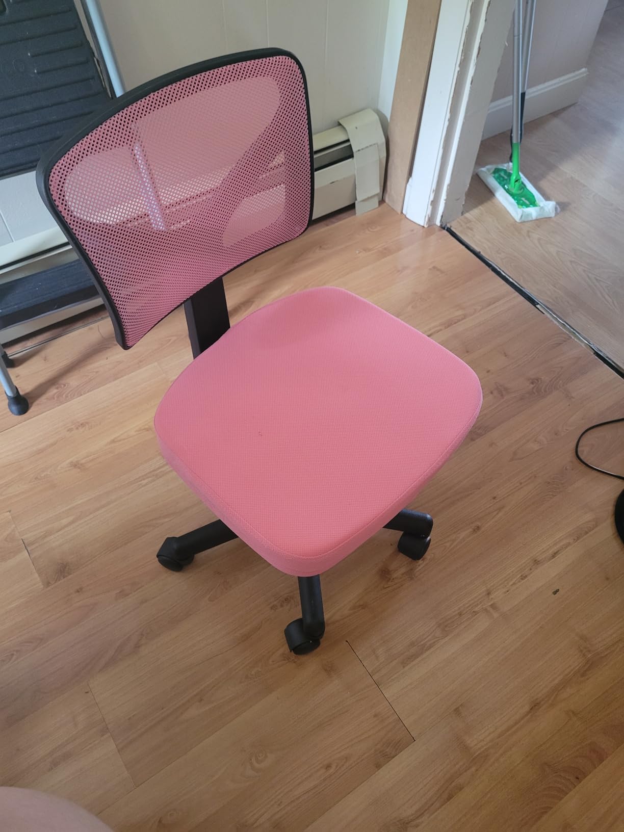 DUMOS Armless Desk Chairs, Small Home Office Mesh Chairs customer photo 2