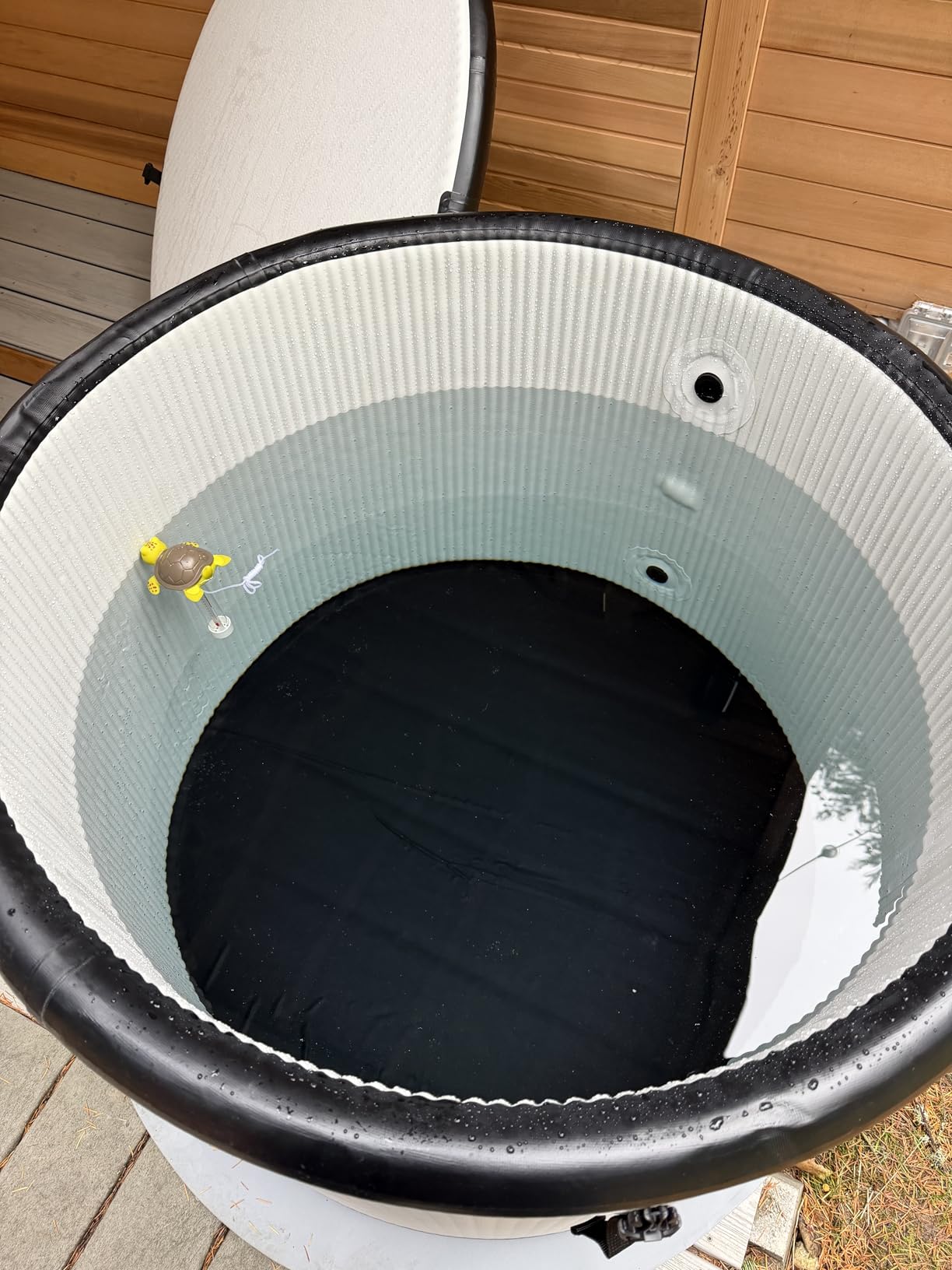 Slanted-Edge Cold Plunge Tub with 1 HP Chiller, Hot & Cold Modes customer photo 2