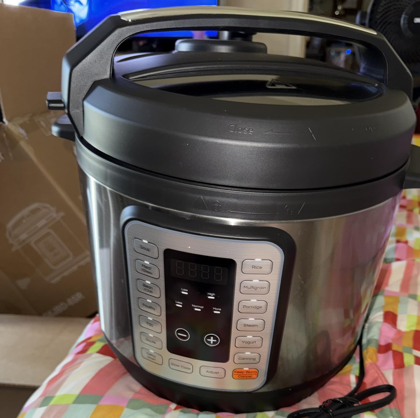 DUMOS 16-in-1 Electric Pressure Cooker, 6QT Programmable Multi Cooker with 12 One-Touch Presets, Soup Steam Yogurt and More, Ceramic Inner Pot Delay Start & Keep Warm, Includes Recipe Guide, Silver customer photo 1