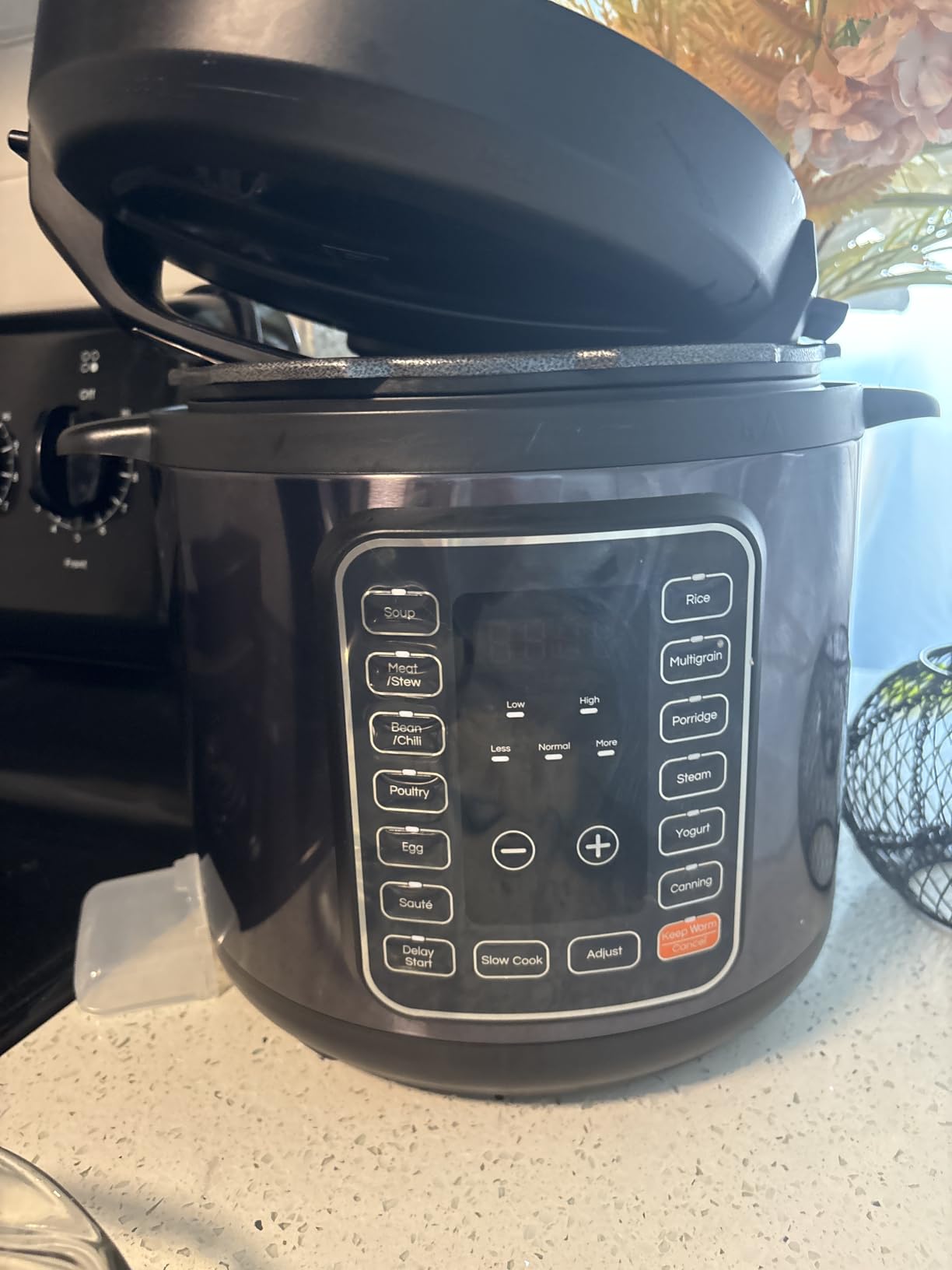 Sweetcrispy 16-in-1 Electric Pressure Cooker 6QT, 12-Preset Multi Cookers with Ceramic Pot, Slow Cook Rice Steamer Sauté Soup Yogurt Maker and More, Recipe Book customer photo 1