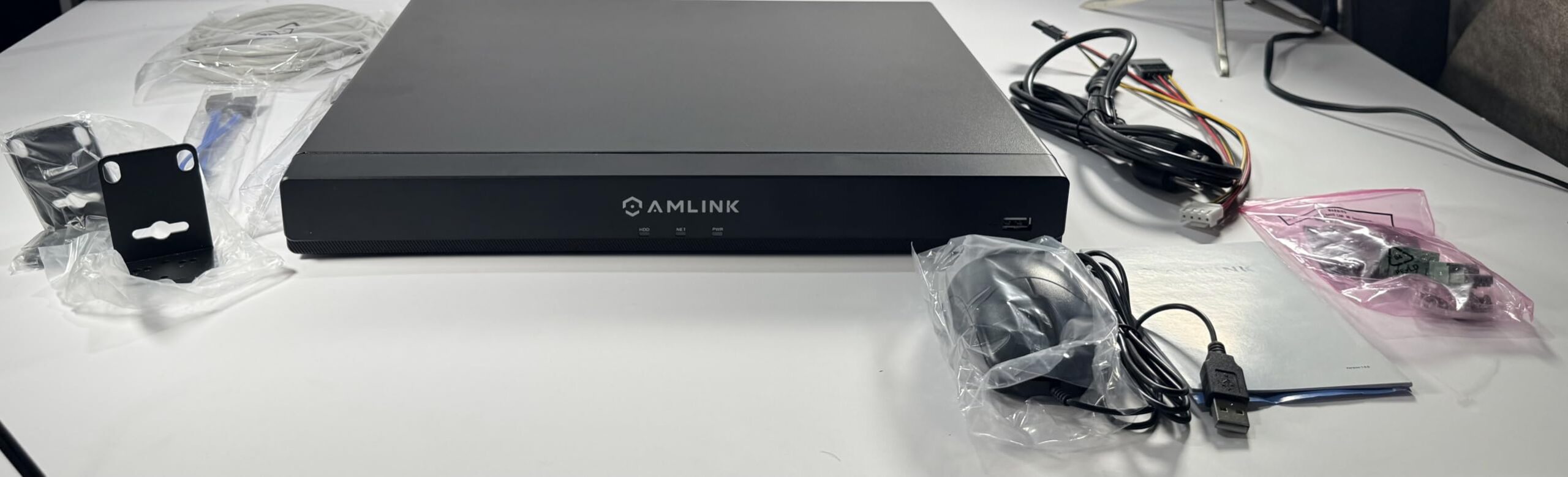 AMLINK 12MP 16CH AI NVR (8-Port PoE), Smart NVR, Human Detection & Vehicle Detection - Supports 16 x 12MP IP Cameras, Supports 1 x 20TB HDD (Not Included) ALN-4216E customer photo 1
