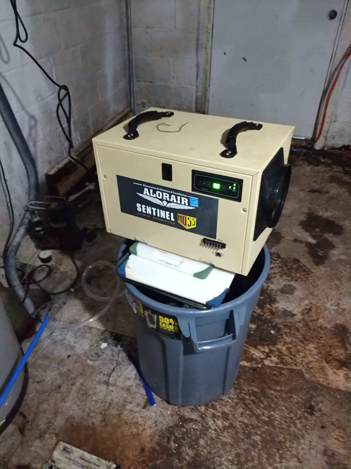 ALORAIR Smart Wi-Fi 70 Pints Crawlspace Dehumidifier with Pump Compact Unit customer photo 2