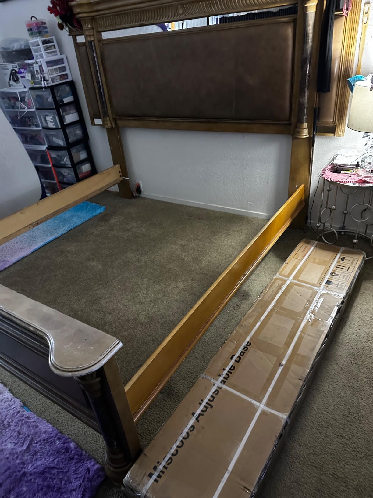 Mixcous King Adjustable Bed Frame with Zero Gravity Heavy Duty 750 lbs customer photo 1