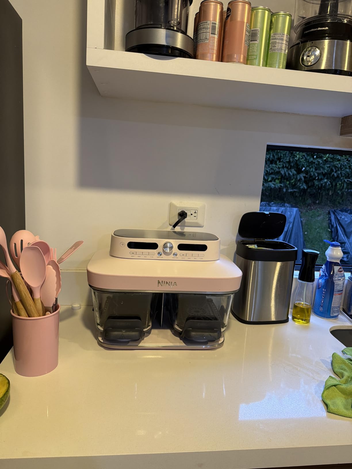 Ninja Crispi DualZone Glass Countertop Air Fryer, Cyberspace, DD101BL1 customer photo 1