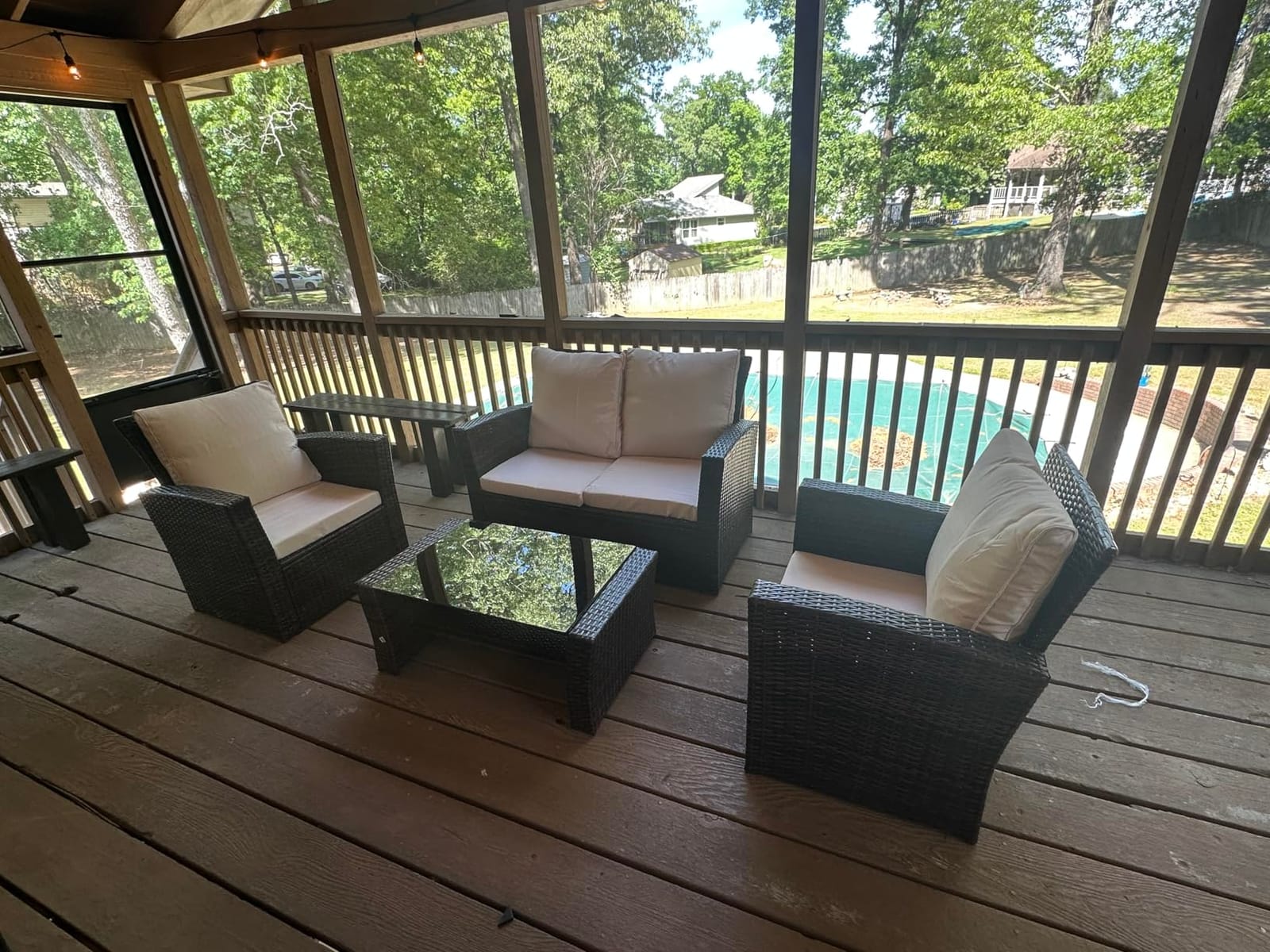 Wisteria Lane Patio Furniture Set, Wicker Outdoor Furniture for All Weather customer photo 1
