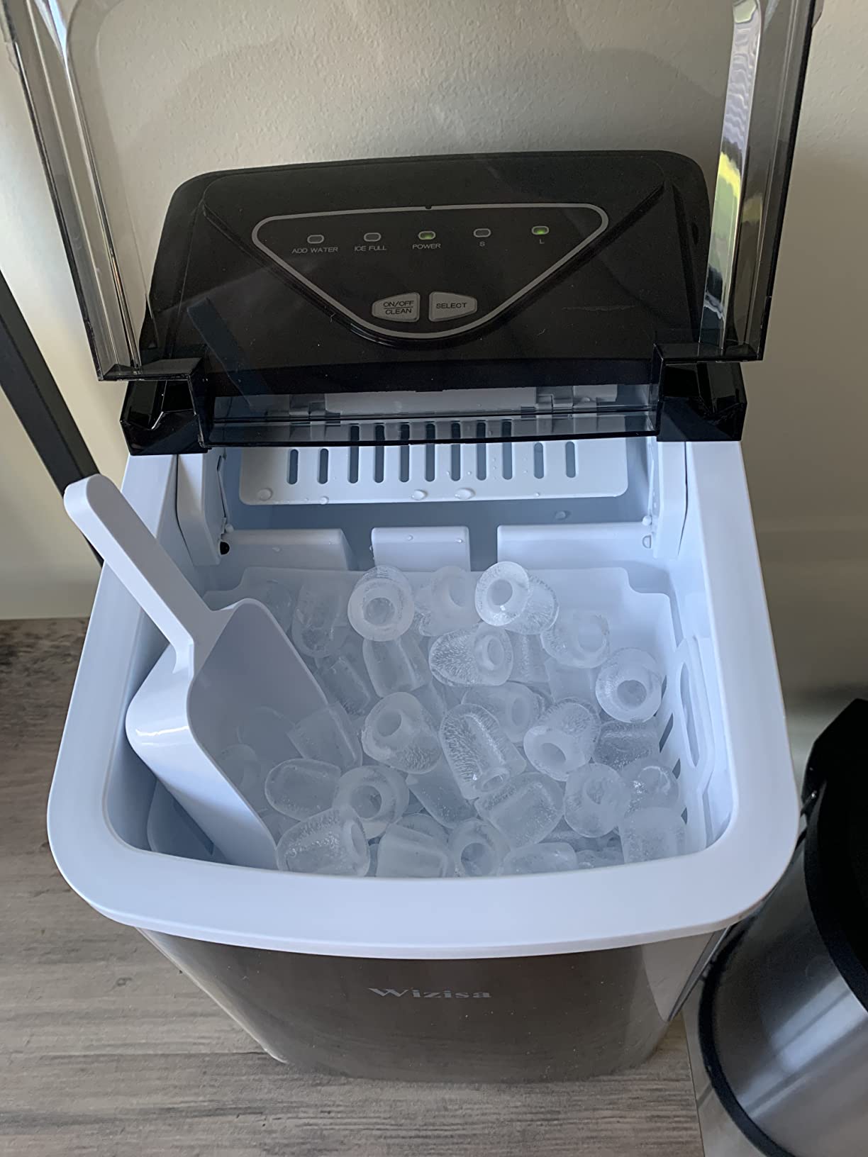 Silonn Countertop Nugget Ice Maker, Self-Dispensing Ice Machine with Auto Drop Ice, Self-Cleaning, 40 lbs/24H Soft Chewable Ice for Home, Kitchen and Parties customer photo 2