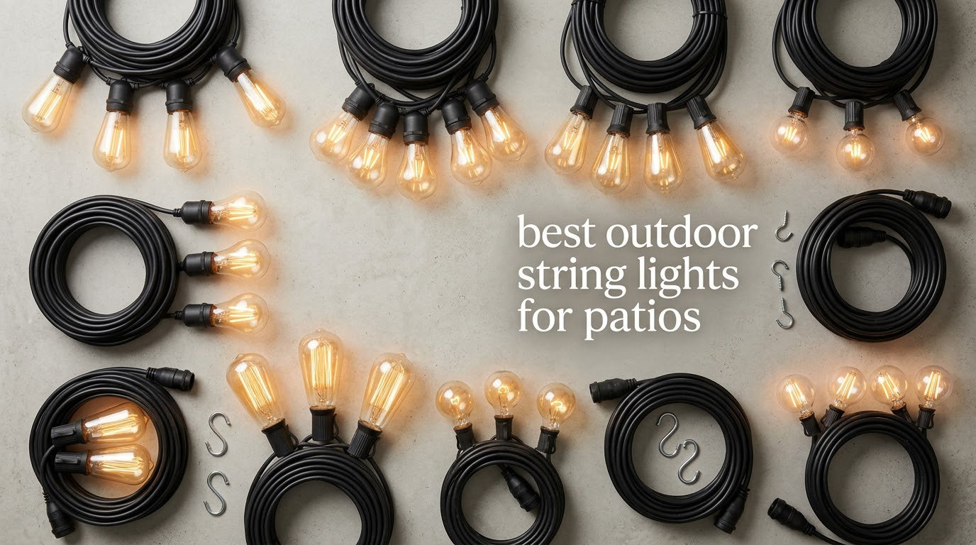 best outdoor string lights for patios