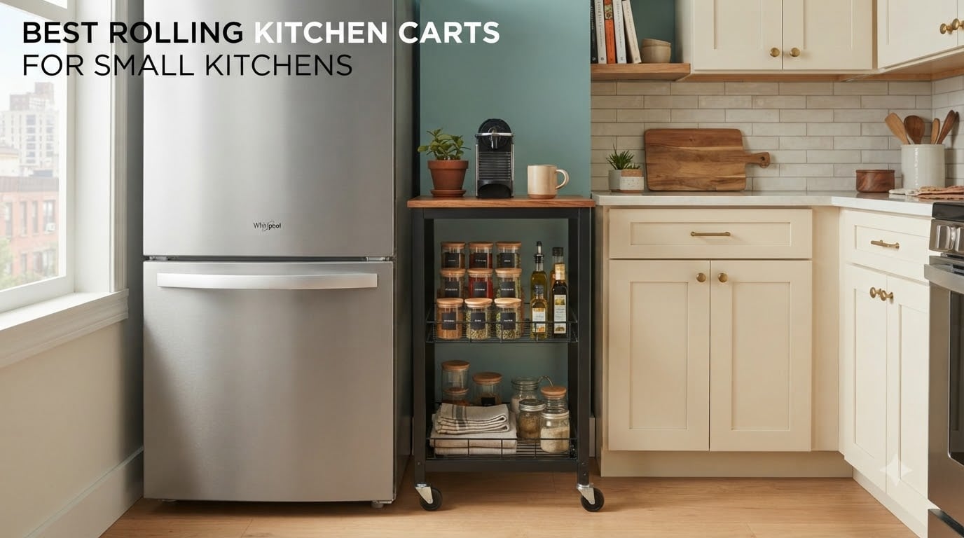 best rolling kitchen carts for small kitchens