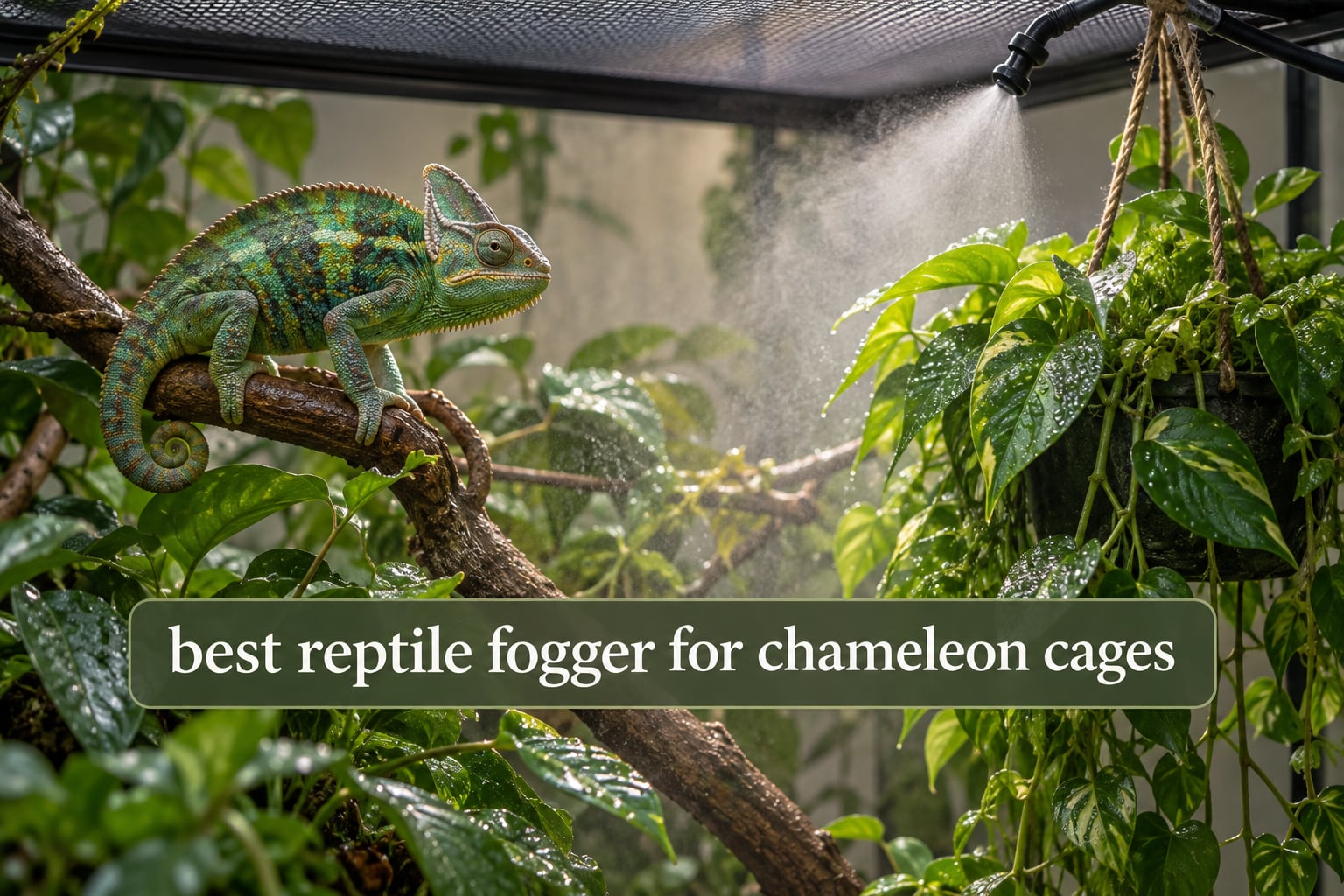 best reptile fogger for chameleon cages