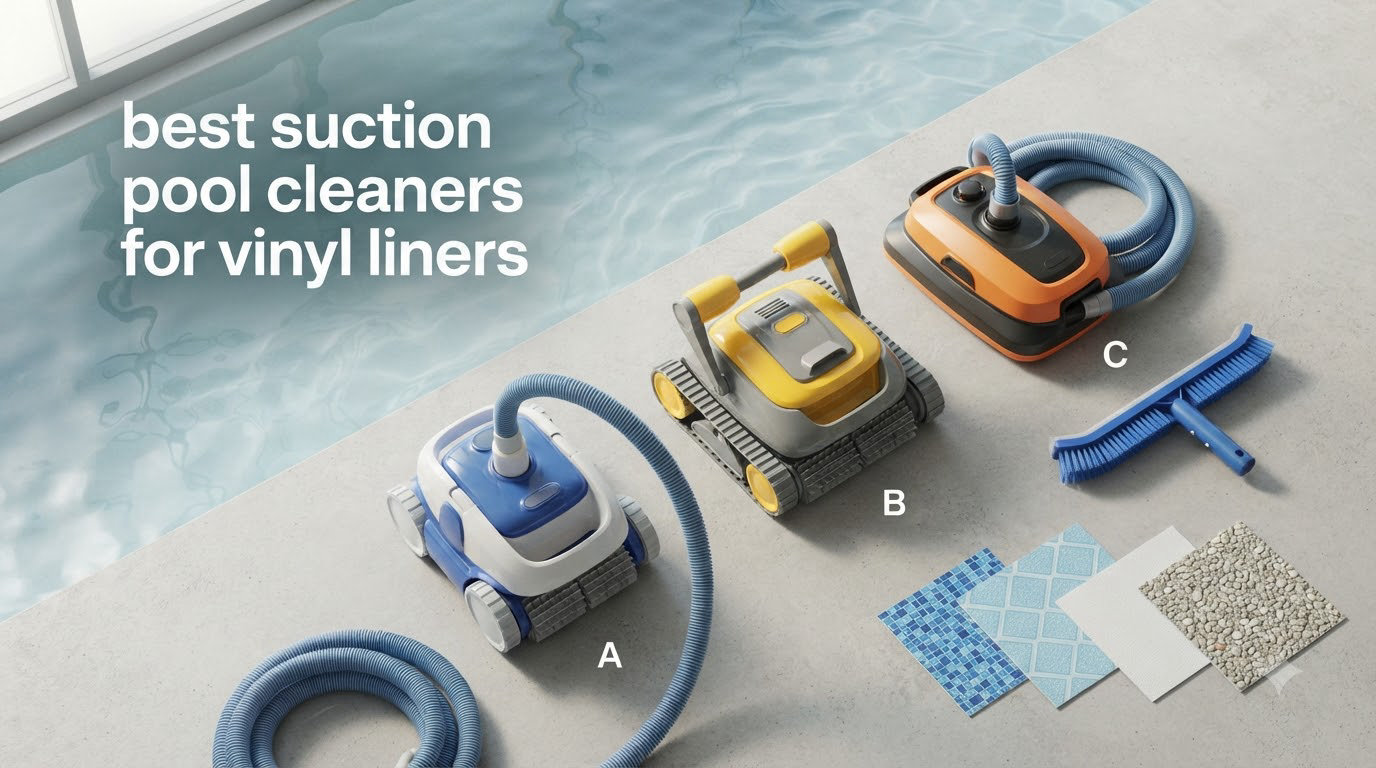 best suction pool cleaners for vinyl liners