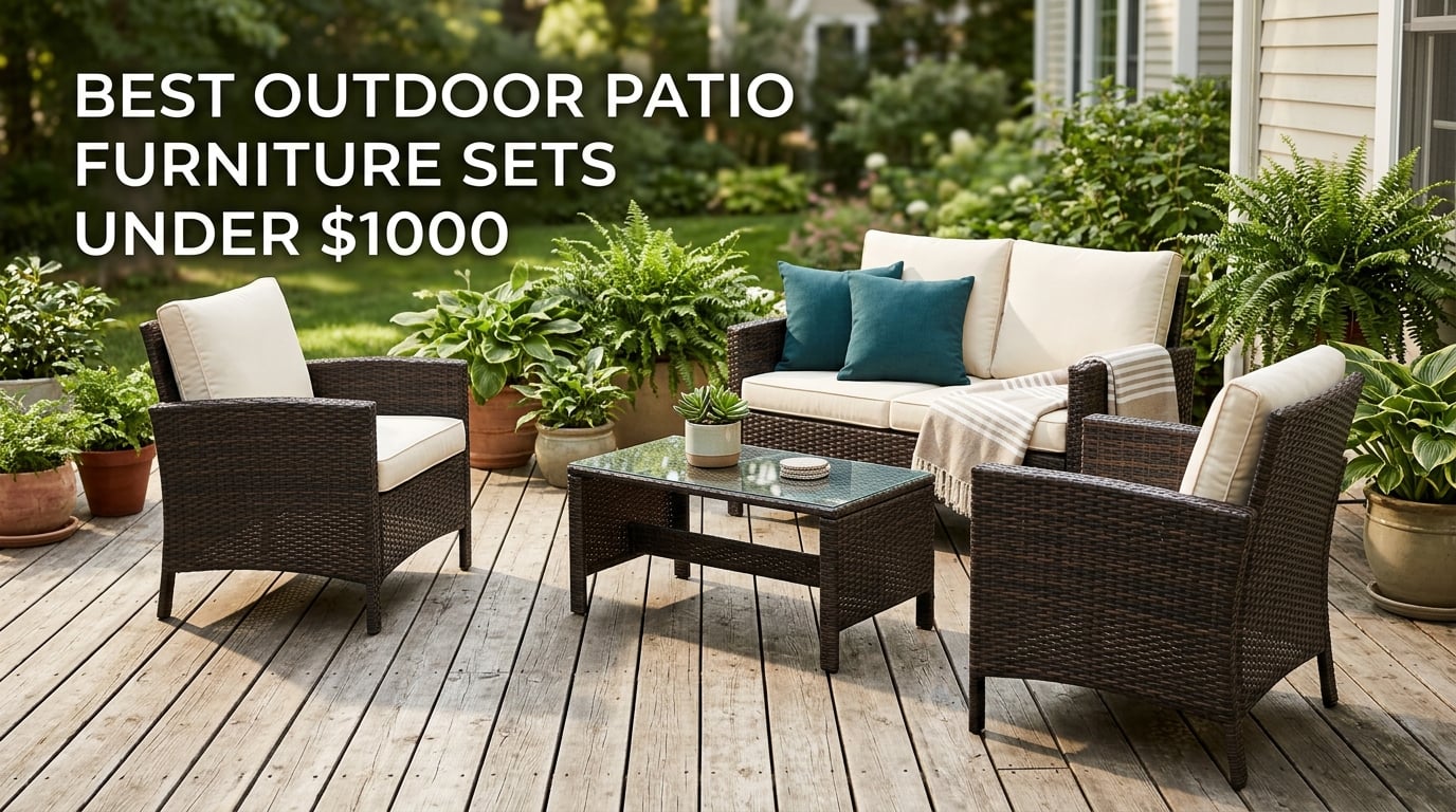 best outdoor patio furniture sets under $1000