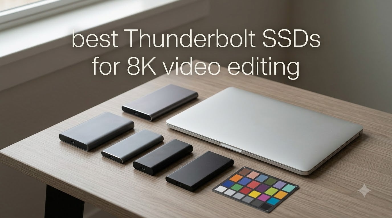 best Thunderbolt SSDs for 8K video editing