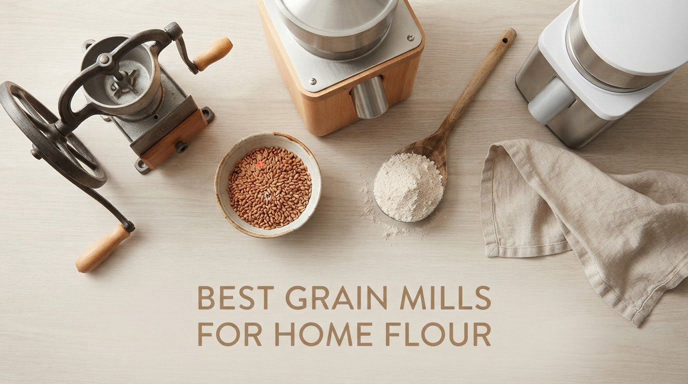 best grain mills for home flour