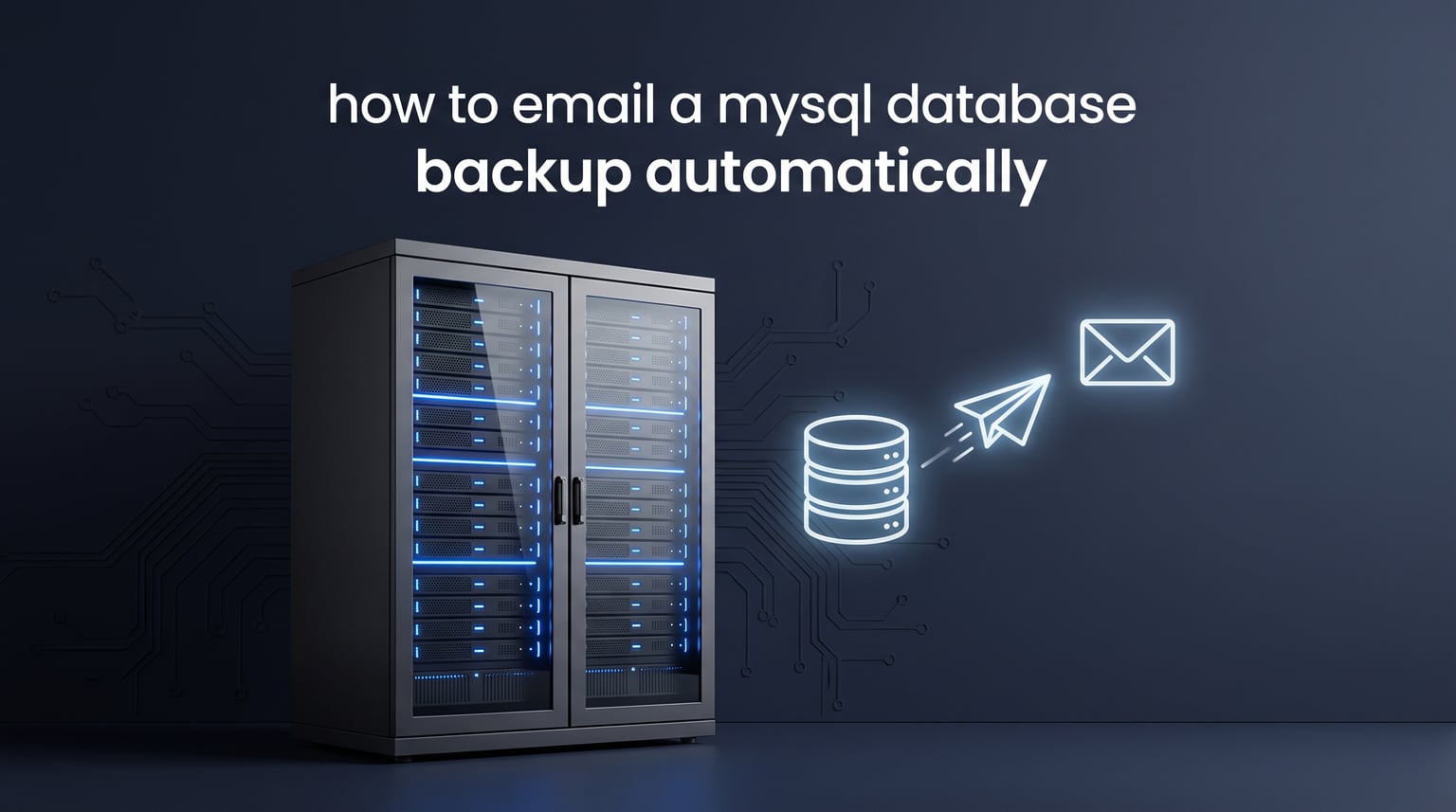 how to email a mysql database backup automatically