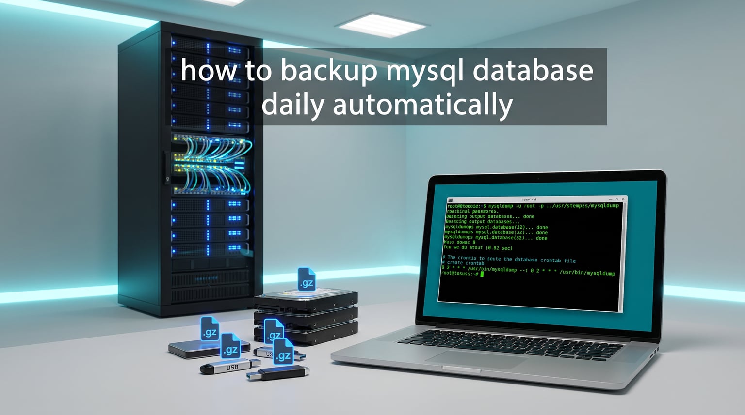 how to backup mysql database daily automatically