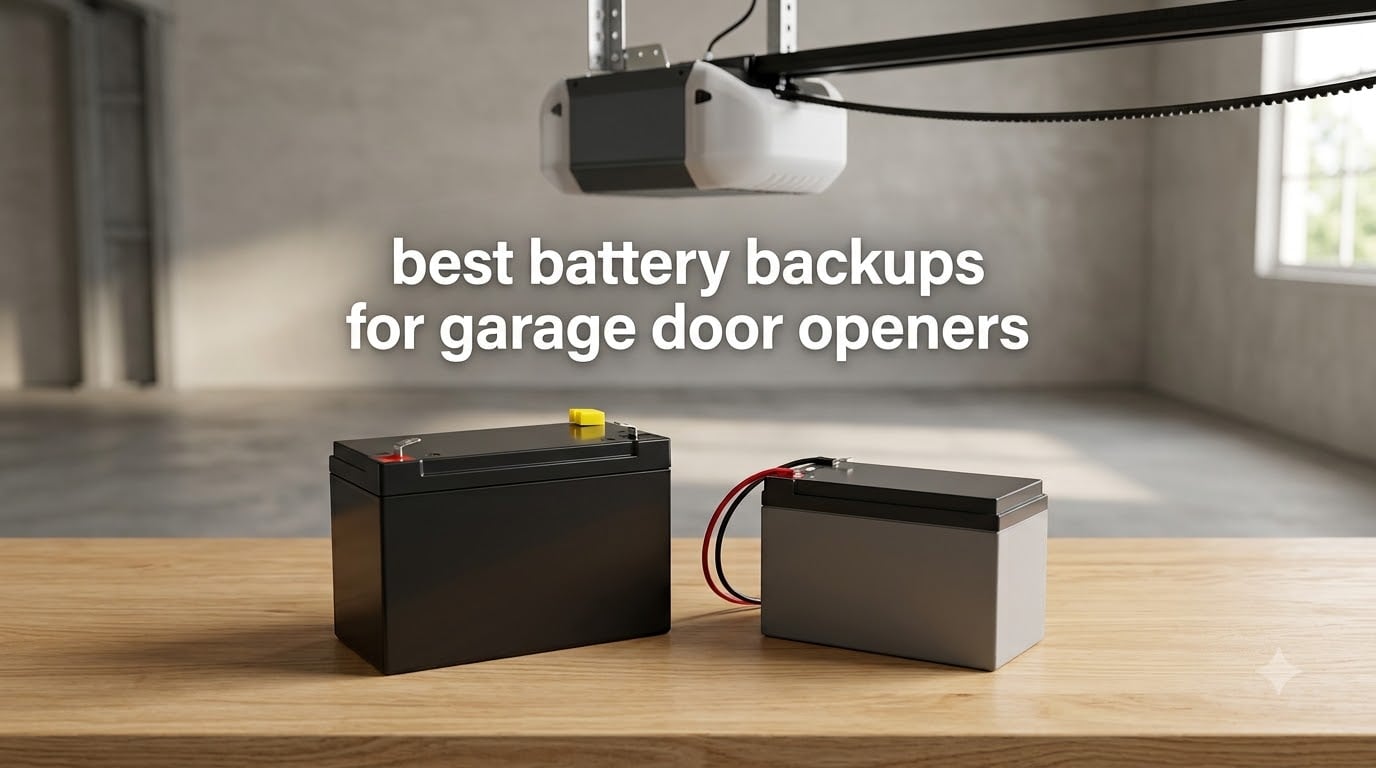 best battery backups for garage door openers
