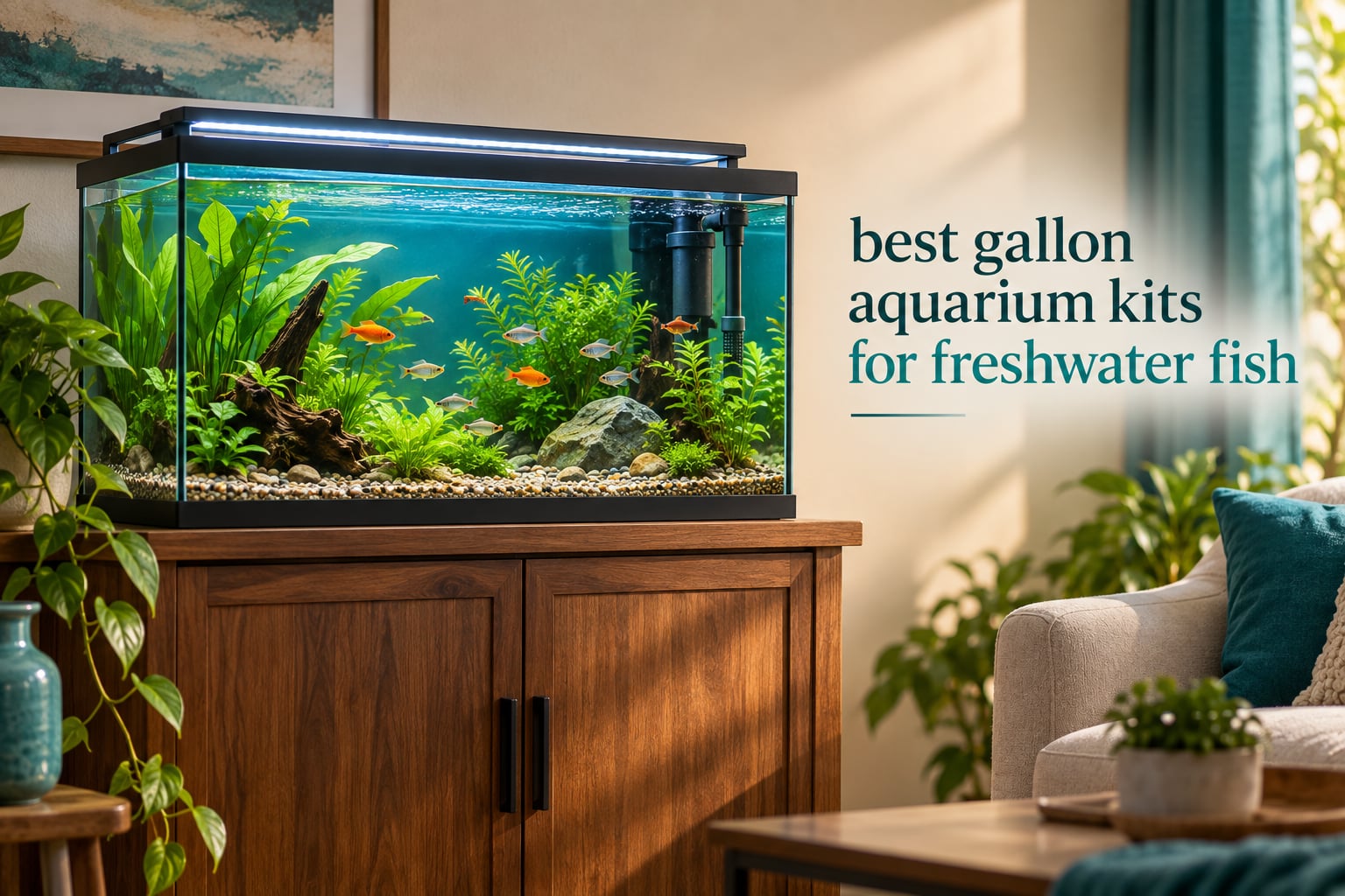 best 20 gallon aquarium kits for freshwater fish