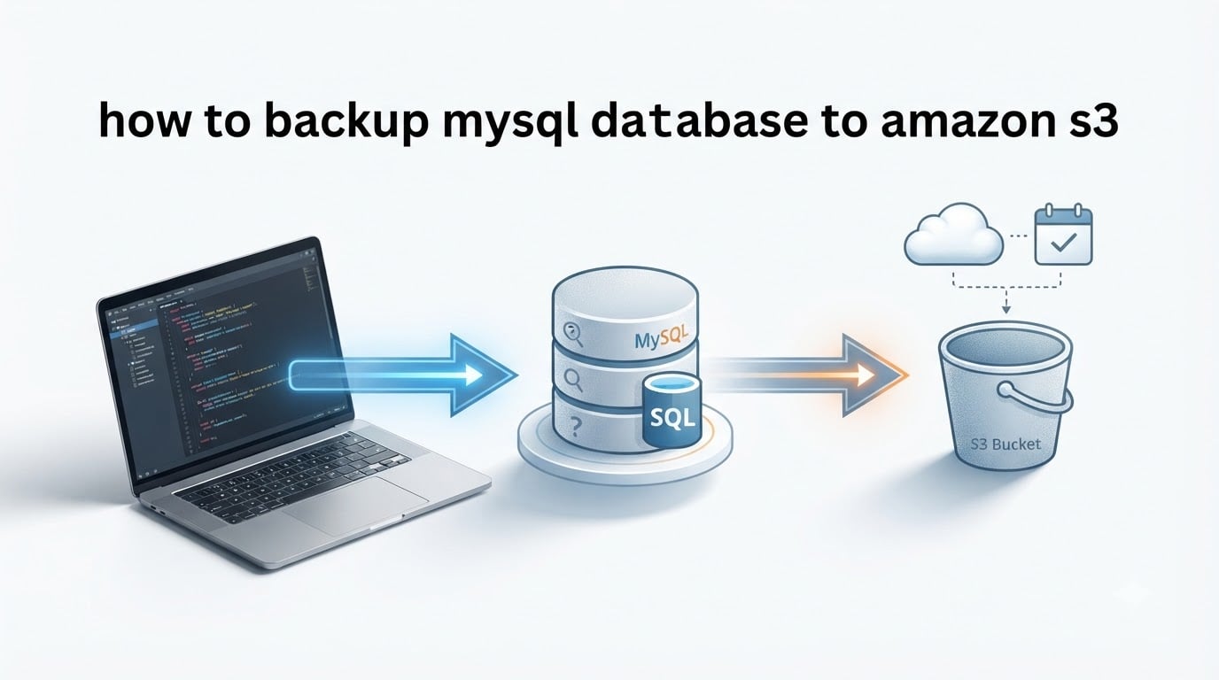 how to backup mysql database to amazon s3