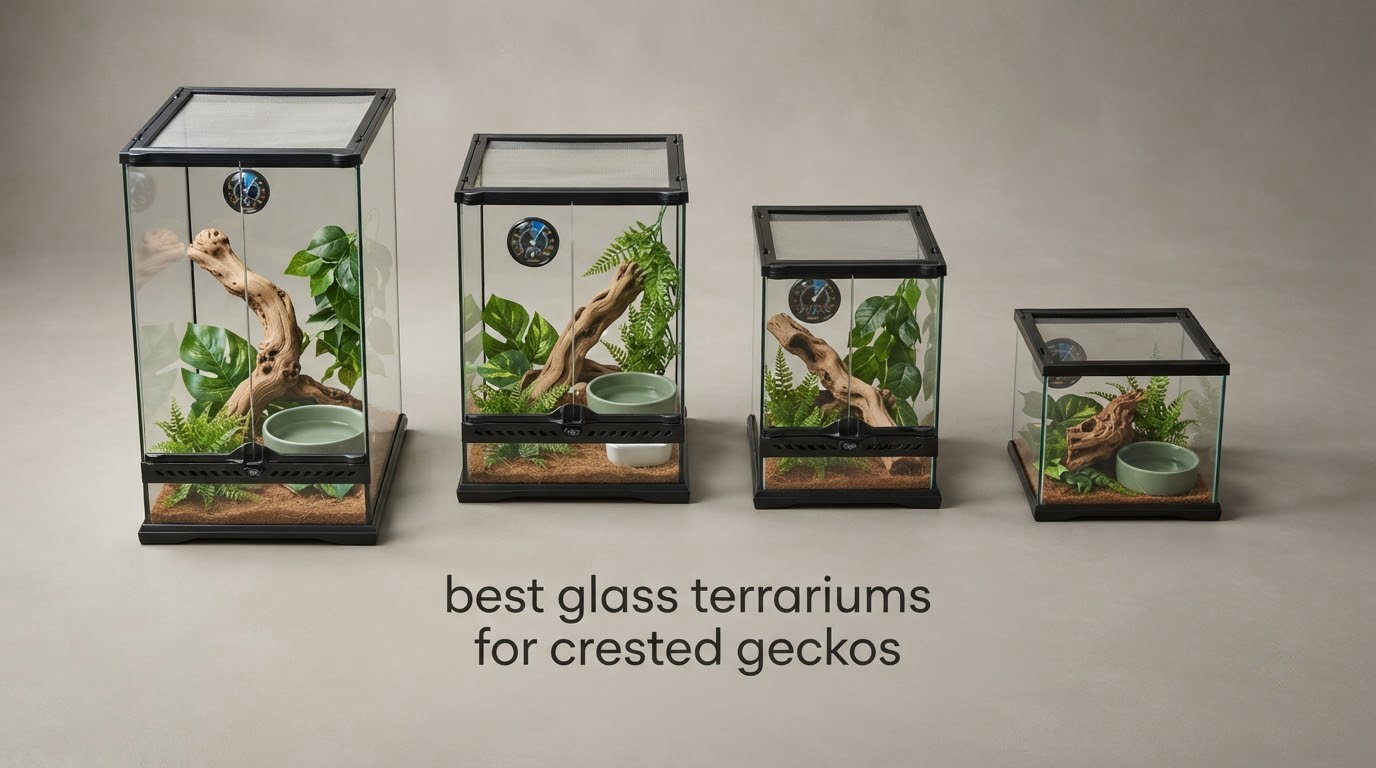 best glass terrariums for crested geckos