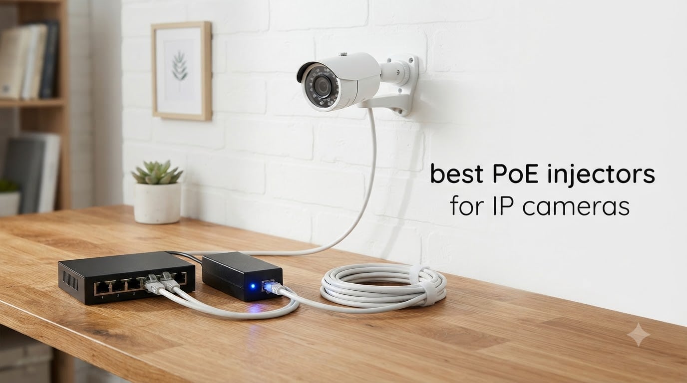 best PoE injectors for IP cameras