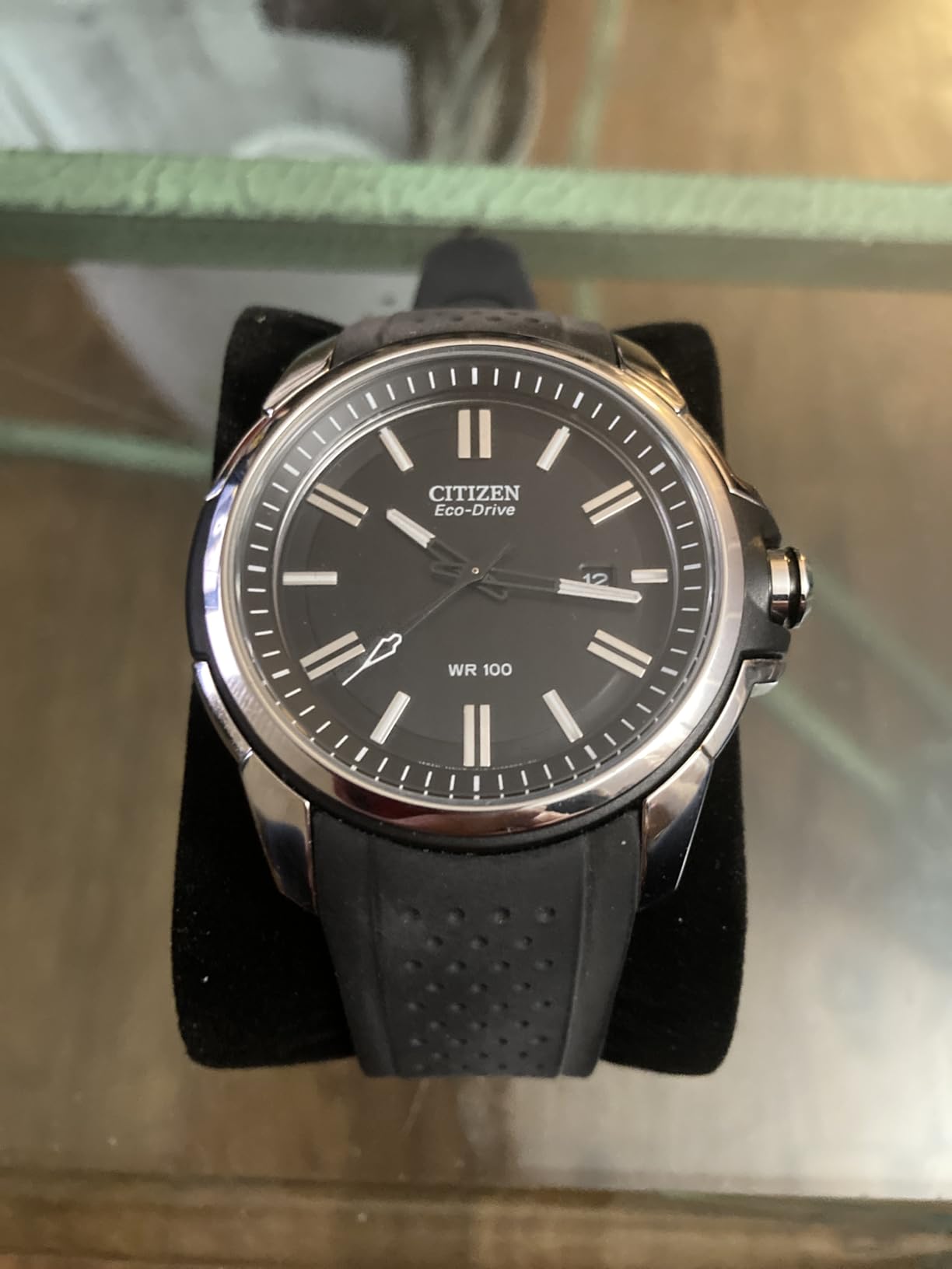 Citizen Eco-Drive Weekender Mens Watch, Stainless Steel with Polyurethane Strap customer photo 1