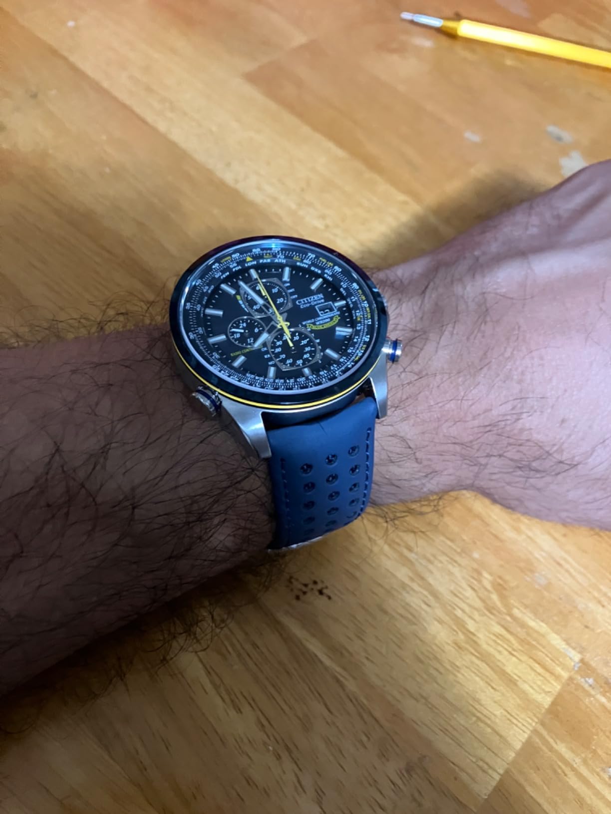 Citizen Men's Eco-Drive Sport Luxury World Chronograph Atomic Time Keeping Watch customer photo 2