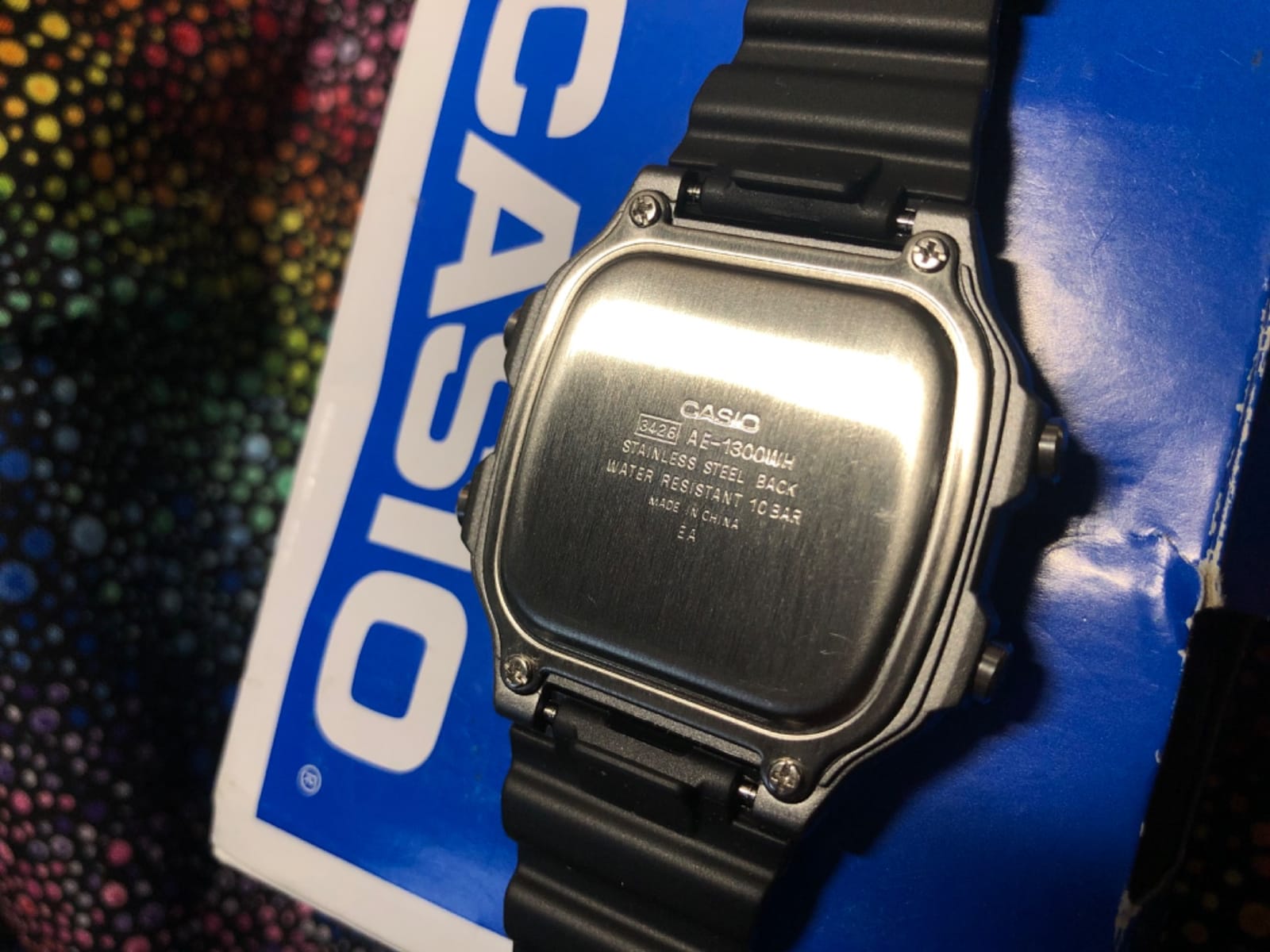 Casio Men's AE-1300WH-8AV Digital Sports Watch, World Time, 100M Water Resistant, 10 Year Battery, LED Backlight, Stopwatch, 9 Interval Timers, Alarm, Black Resin Band customer photo 1
