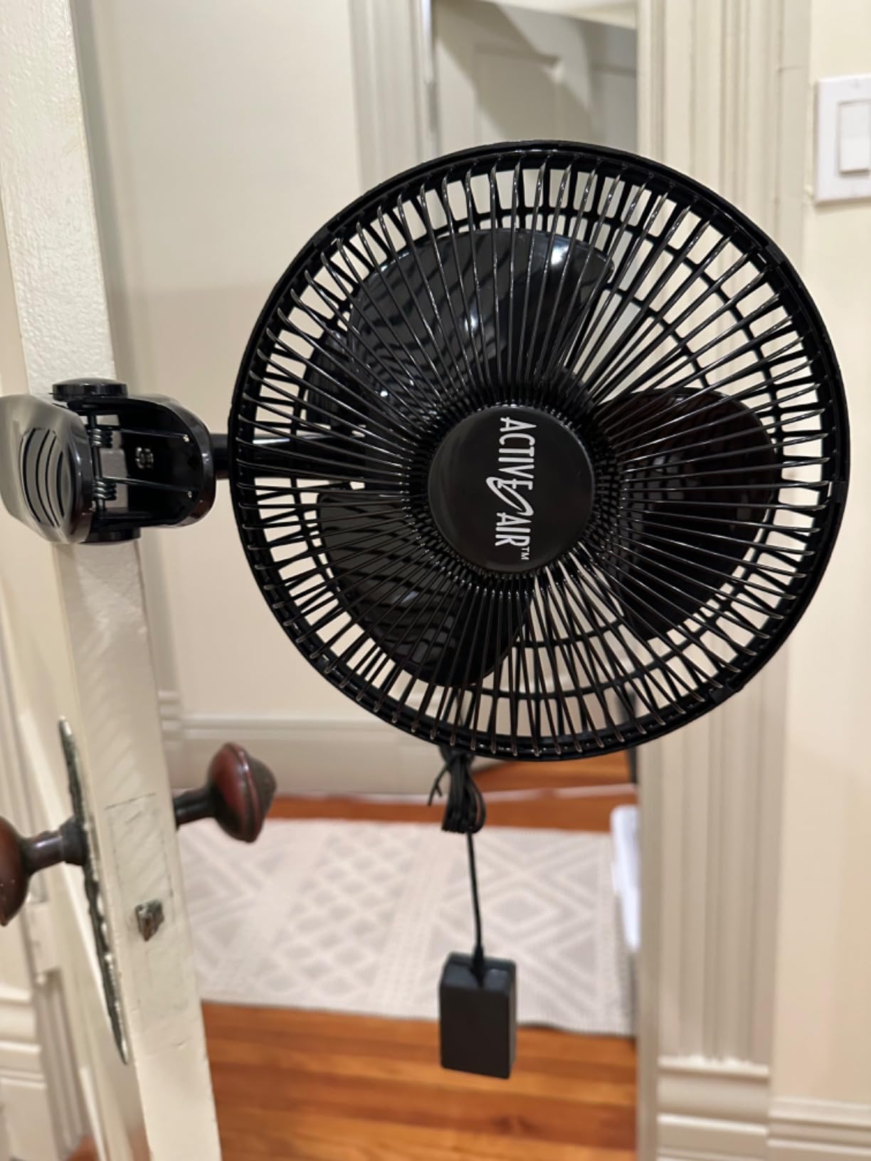 Active Air 8 Inch Clip-On 360-Degree Hydroponic Grow Fan, 7.5 Watt, Black customer photo 2