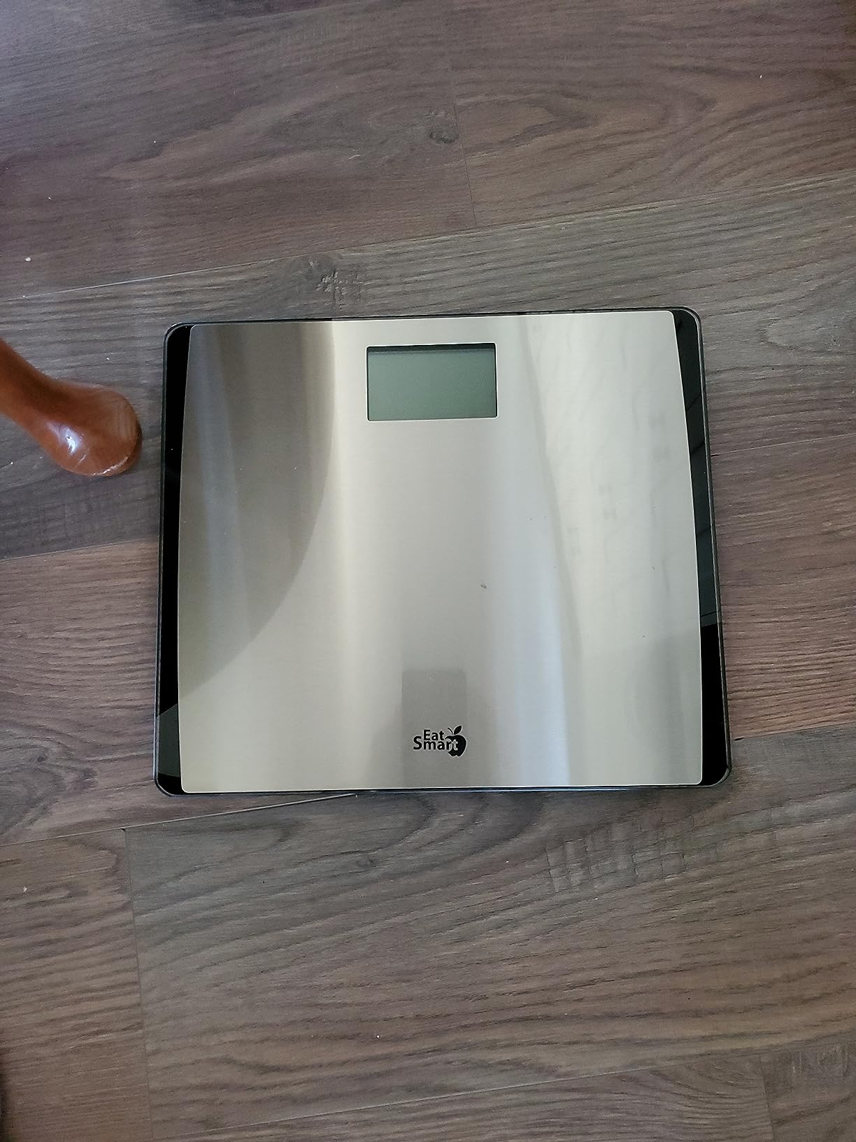 Eat Smart Glass Digital Bathroom Scale, Large Platform, 550 lb, Silver customer photo 2