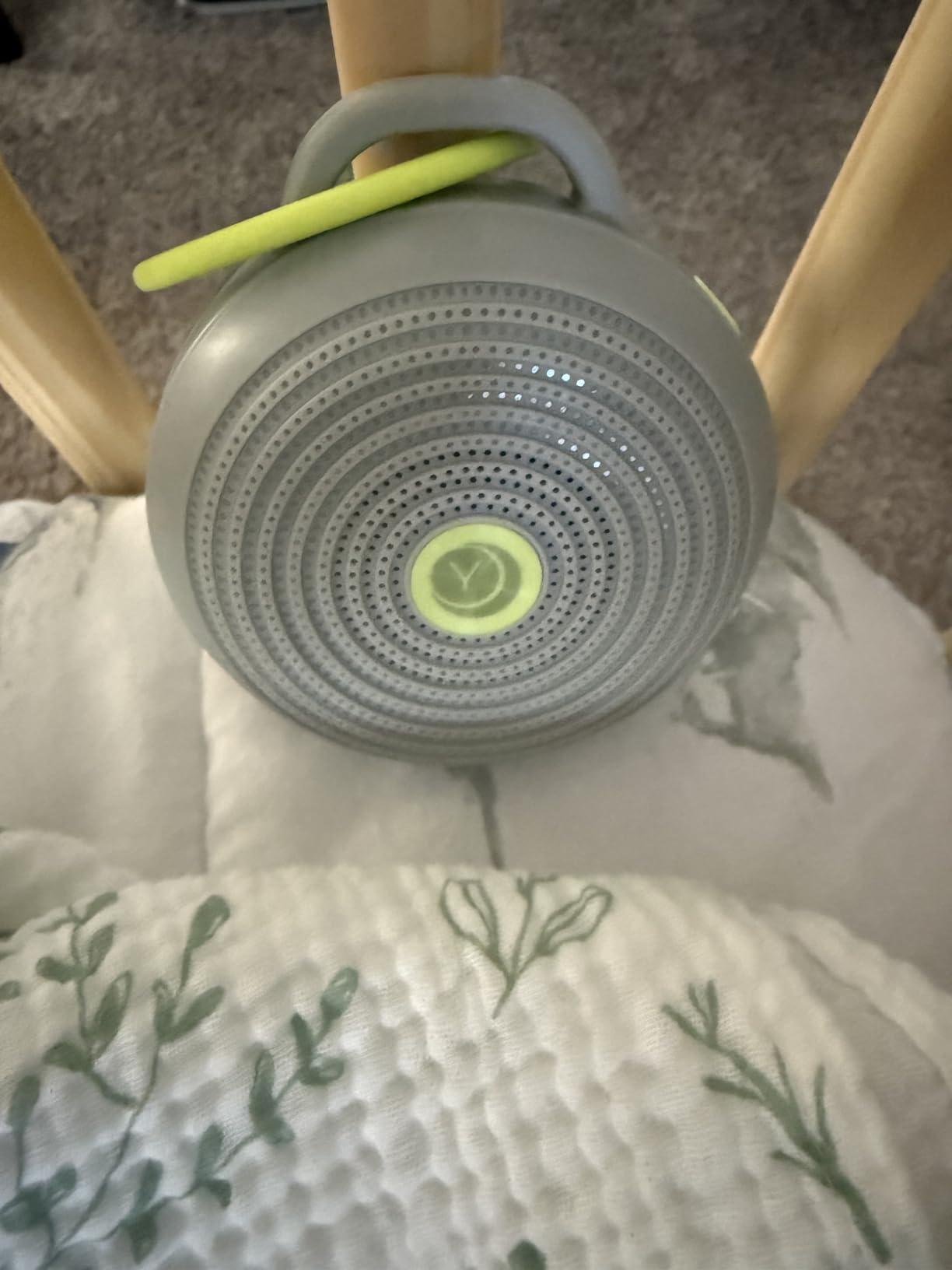 Yogasleep Hushh Portable White Noise Sound Machine for Baby, 3 Soothing Natural Sounds with Volume Control, Compact Size, Noise Canceling for Sleep Aid, Office Privacy, & Meditation, Registry Gift customer photo 2