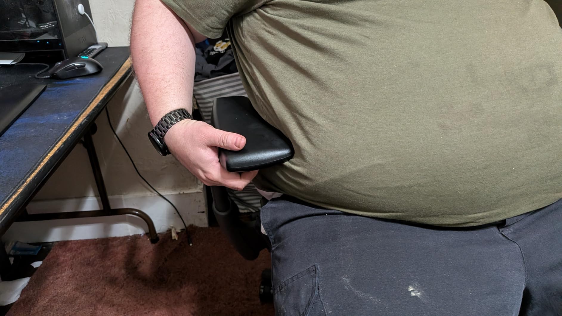 Herman Miller Embody Ergonomic Office Chair | Fully Adjustable Arms and Carpet Casters | Black Rhythm customer photo 2