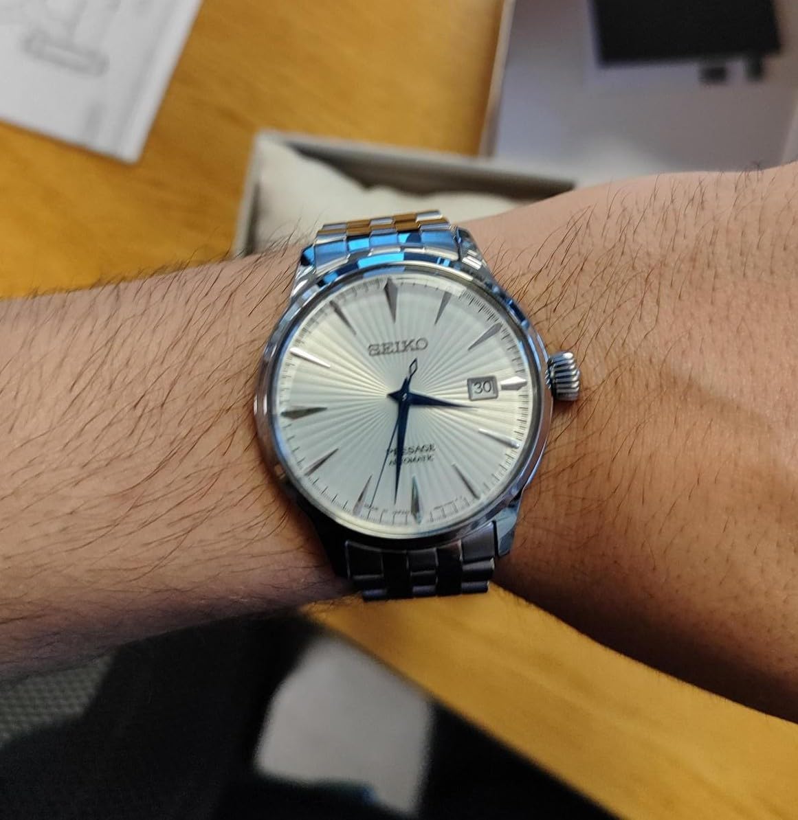 SEIKO Automatic Watch for Men - Presage Cocktail Time - Patterned Dial customer photo 1
